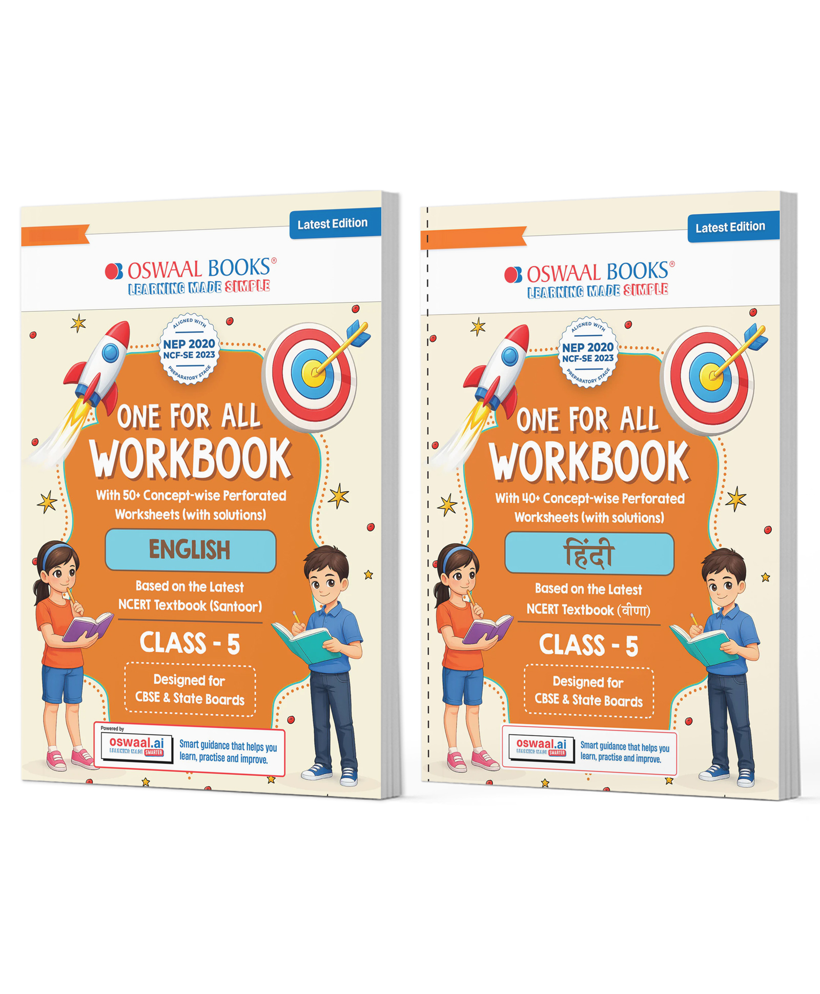 OSWAAL BOOKS One for All Workbook Class 5 English & Hindi (Set of 2 Books) | 50+ Concept-wise Perforated Worksheets | NEP 2020 & NCF 2023 Aligned | For CBSE & State Boards-picture-20