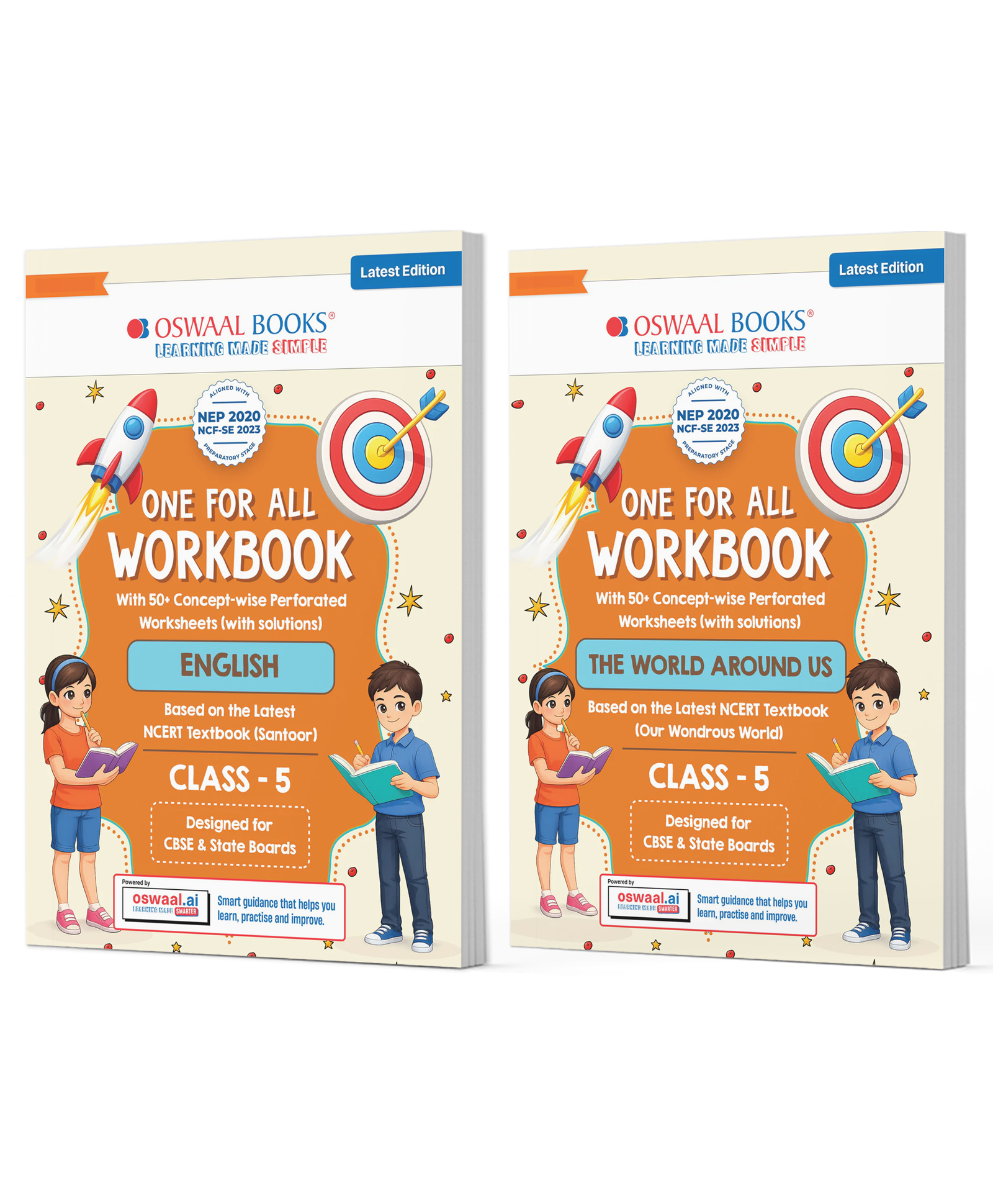 OSWAAL BOOKS One for All Workbook Class 5 English & EVS (Set of 2 Books) | 50+ Concept-wise Perforated Worksheets | NEP 2020 & NCF 2023 Aligned | For CBSE & State Boards-picture-10