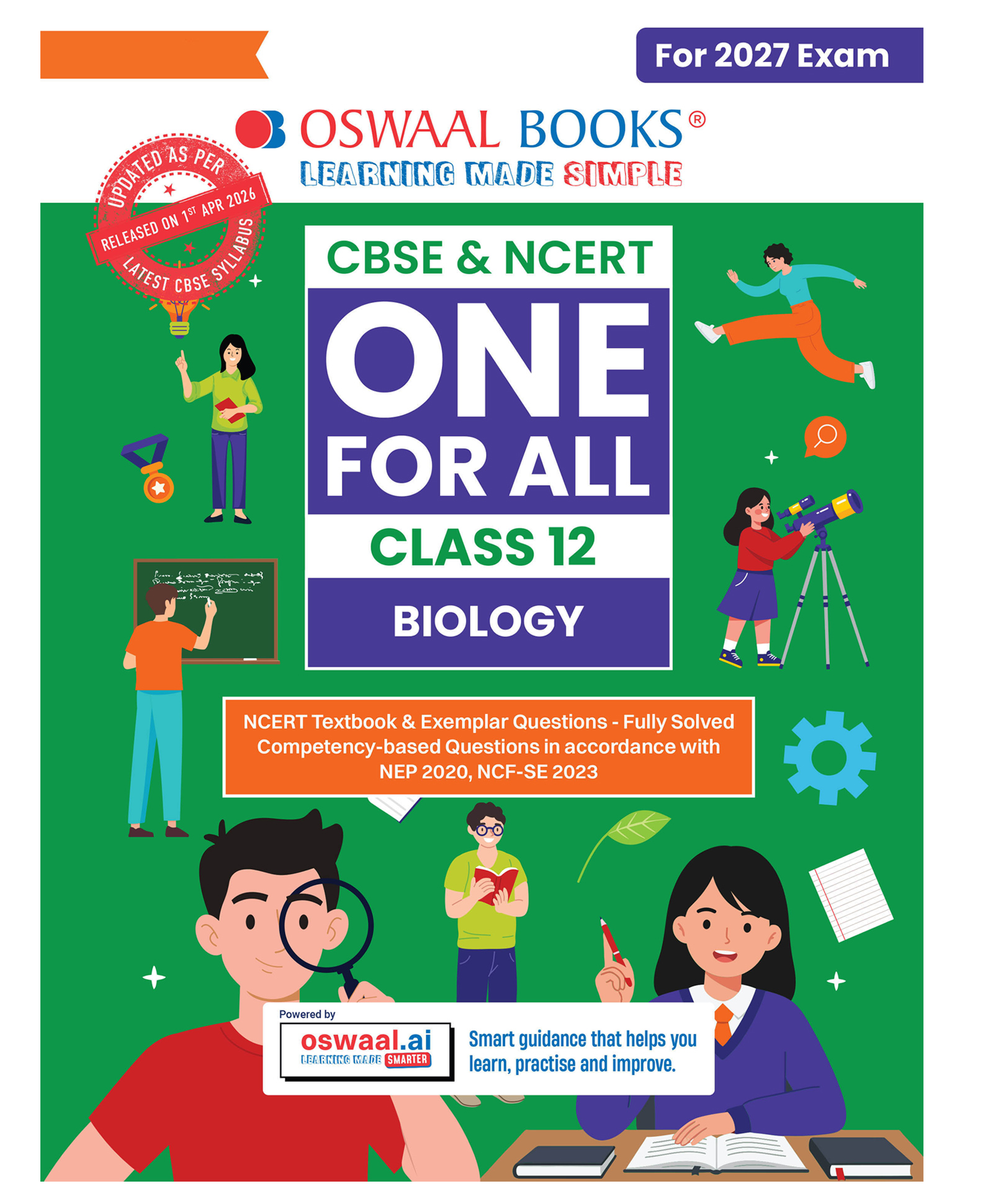 OSWAAL BOOKS CBSE & NCERT One for All Class 12 Biology| Includes 2026 Papers (Delhi & Outside Delhi)- fully solved | With NCERT, NCERT Exemplar & Competency-based questions-image-35