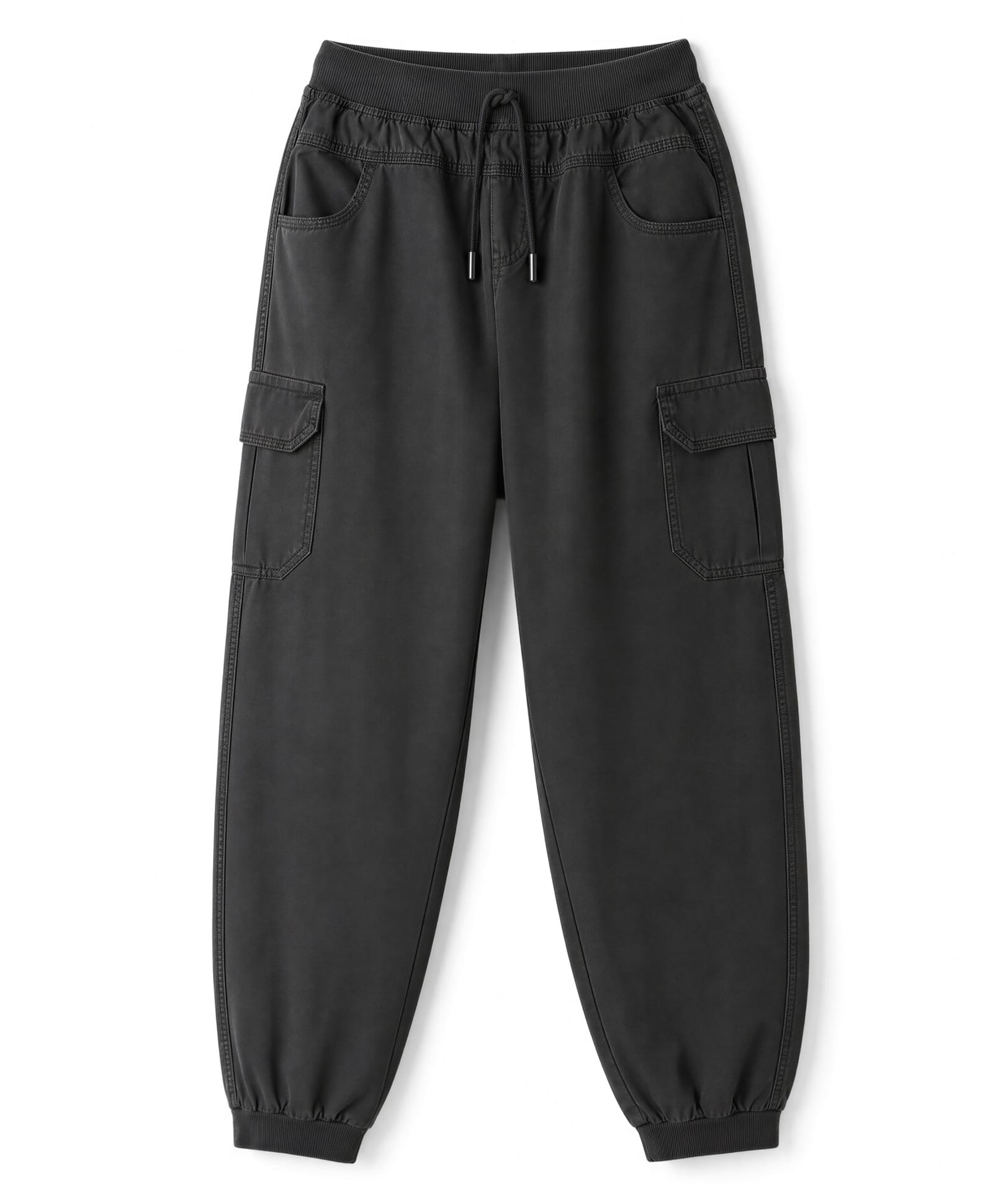 Olio Kids Male Cotton Trousers & Pants BLACK (5-6Y)-picture-12