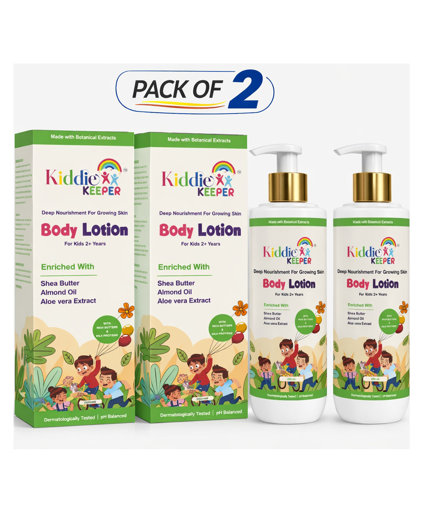Kiddie Keeper Kids Body Lotion with Natural Moisturizers- 250 ml-image-39