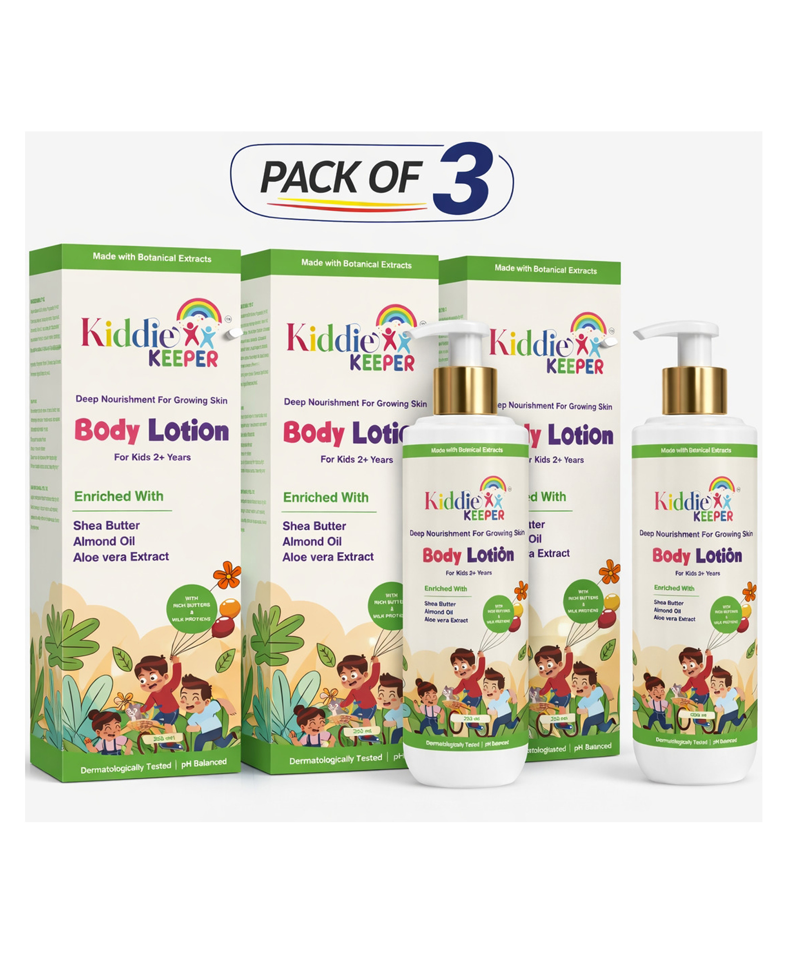 Kiddie Keeper Kids Body Lotion with Natural Moisturizers- 250 ml-image-40