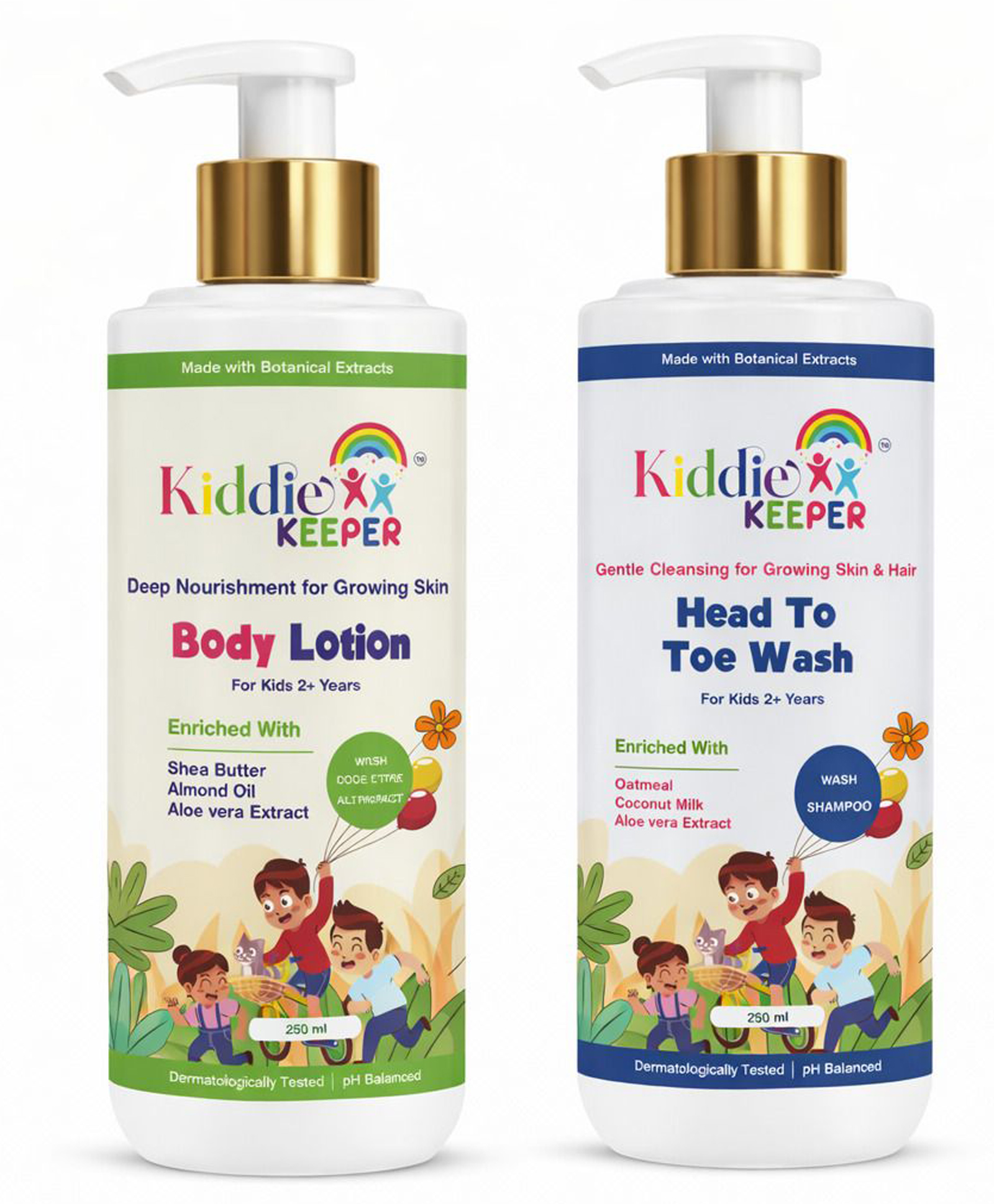 Kiddie Keeper Kids Body Lotion Head to Toe Wash Combo Pack-image-46