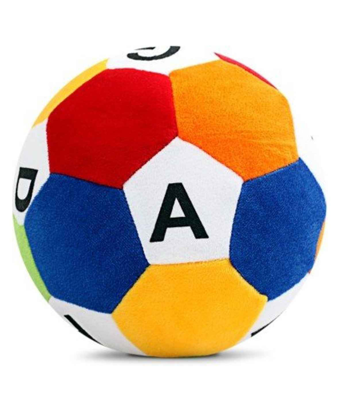 DearJoy 11 cm Plush Ball with Alphabets Soft Toy - Multicolor 1.0 PIECE-picture-24