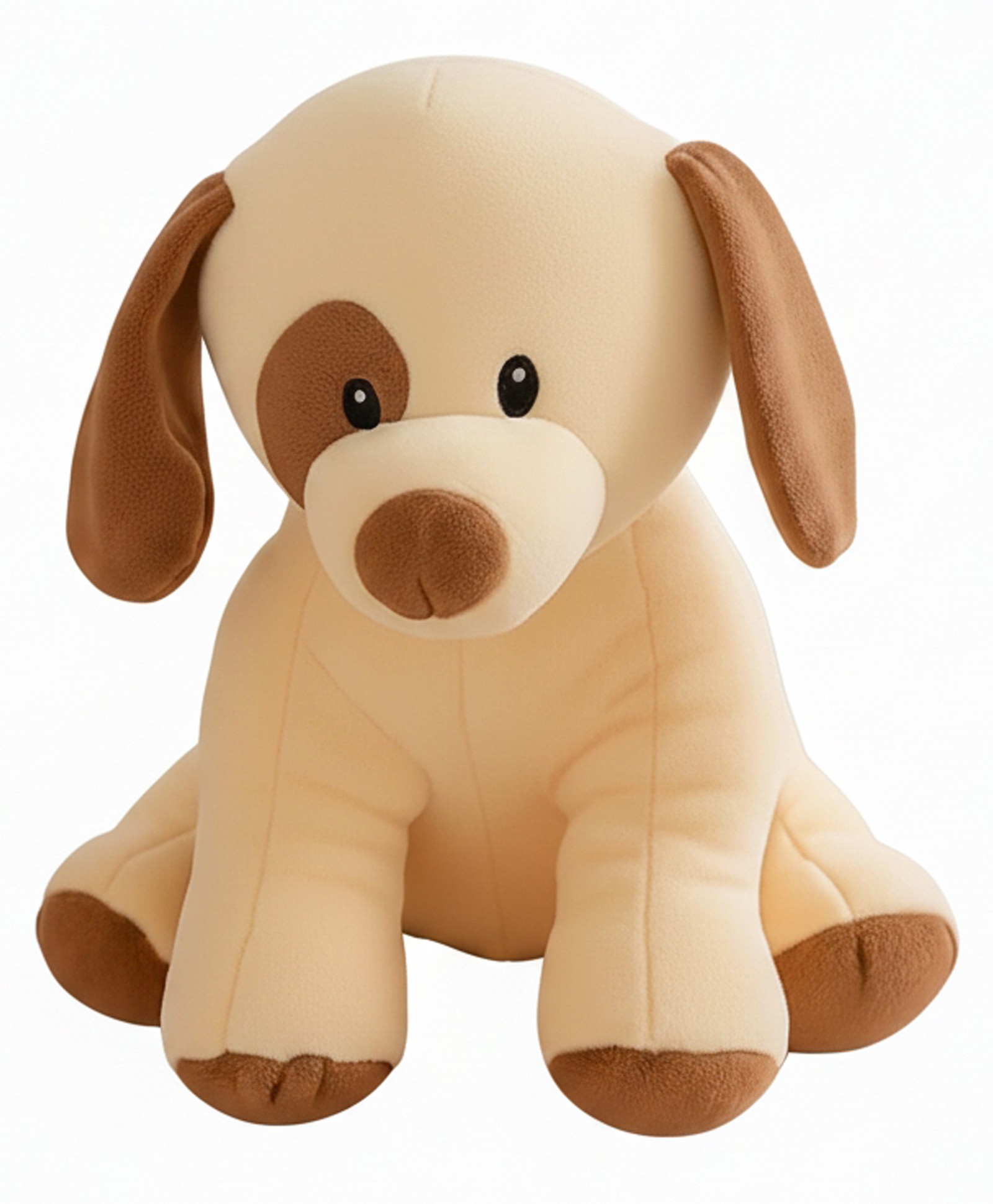 DearJoy 25 cm Playful Dog Soft Toy Off White & Brown 1.0 PIECE-picture-17