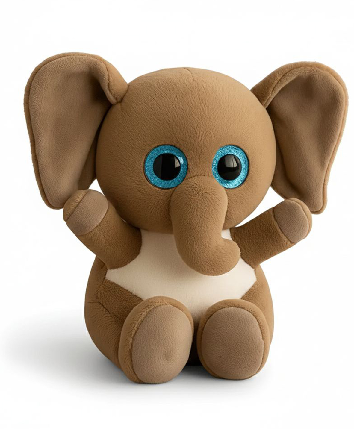 DearJoy 25 cm Playful Elephant Soft Toy Brown 1.0 PIECE-picture-19