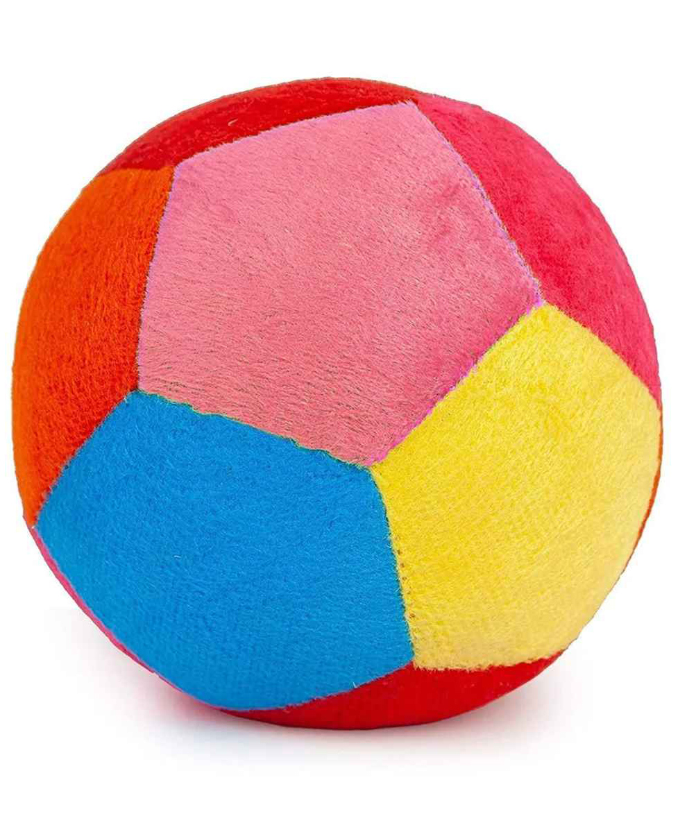 DearJoy 11 cm Baby Soft Ball With Rattle Sound - Multicolour 1.0 PIECE-picture-20