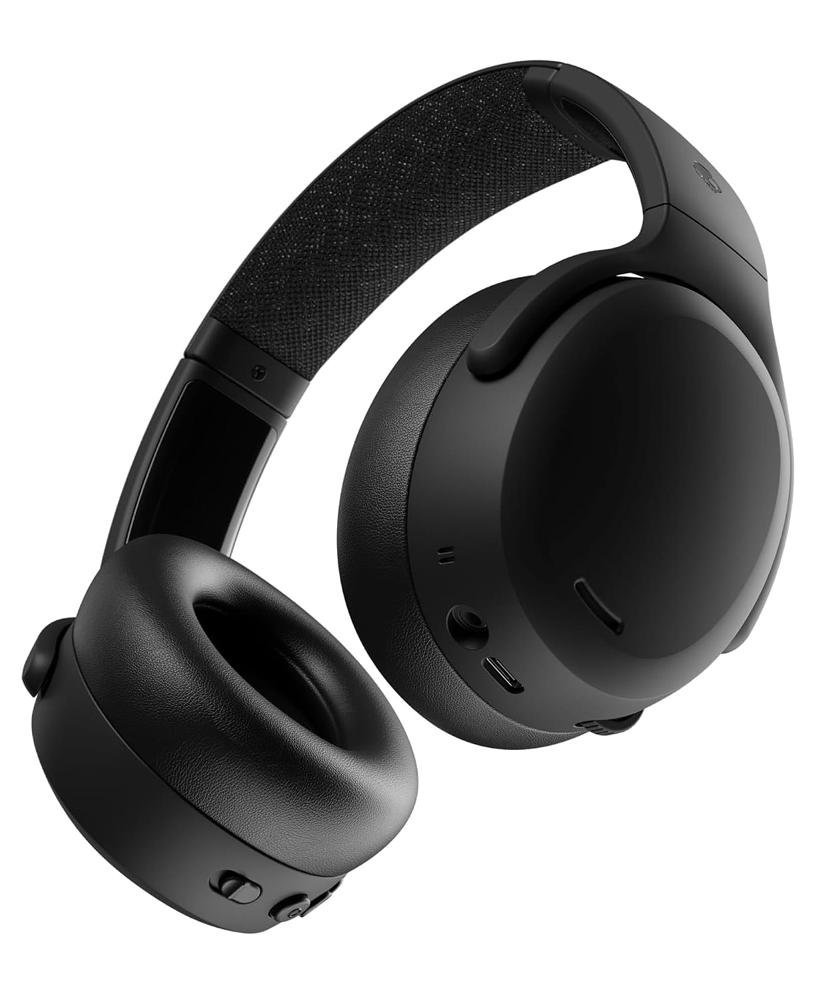 Skullcandy Crusher ANC 2 Wireless Bluetooth Over Ear Headphones with Active Noise Cancellation Adjustable Sensory Bass 50Hr Battery 40 mm Drivers Multipoint Pairing Built in Mic Black-image-34