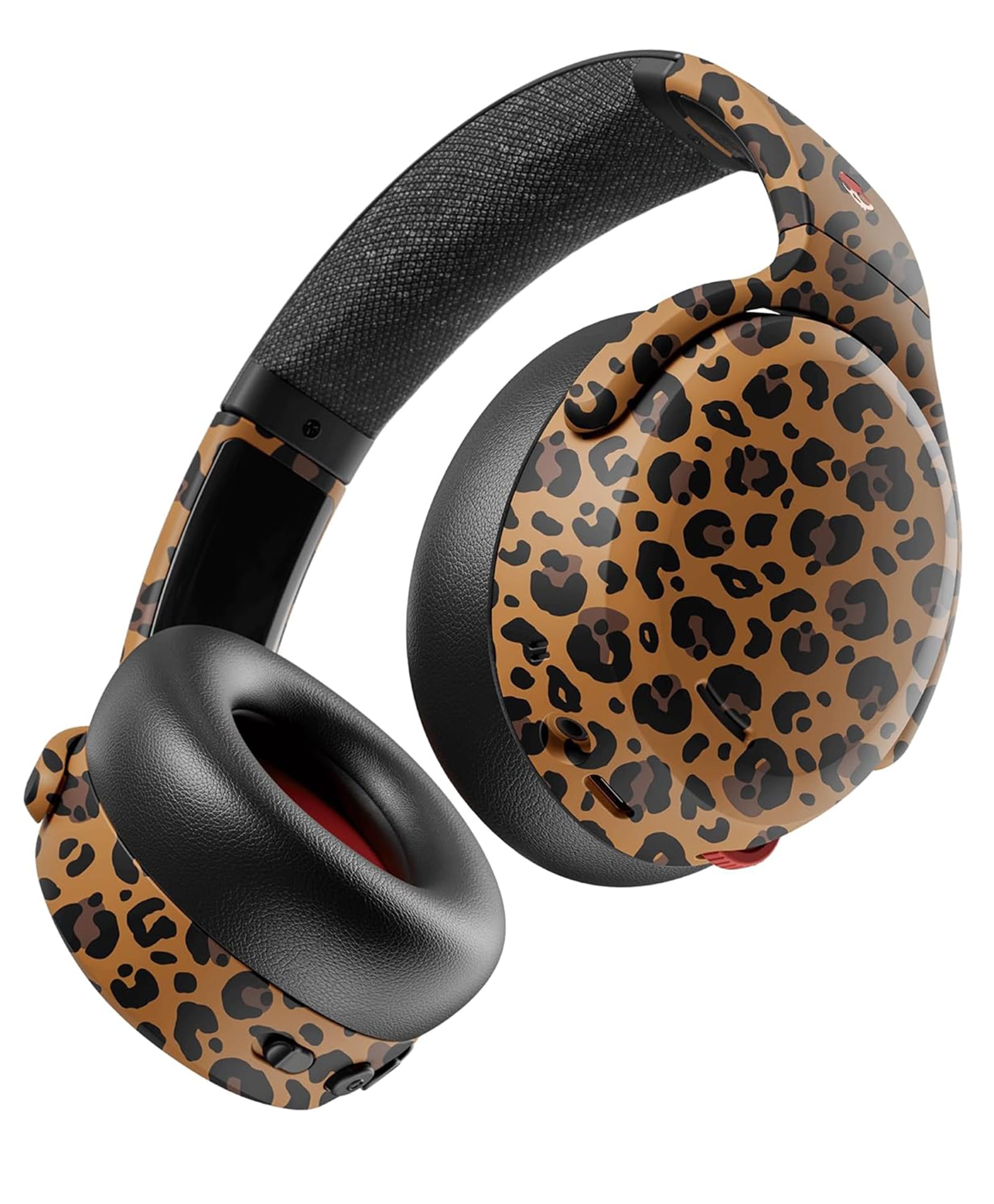 Skullcandy Crusher ANC 2 Wireless Bluetooth Over-Ear Headphones with Active Noise Cancellation, Adjustable Sensory Bass, 50Hr Battery, 40 mm Drivers, Multipoint Pairing, Built-in Mic-Leopard-picture-25