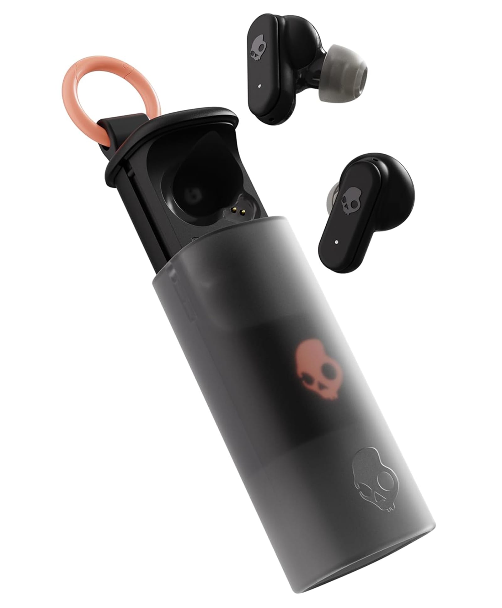 Skullcandy Dime Evo True Wireless Bluetooth Earbuds with Mic, 36Hr Battery, Multipoint Pairing, Google Fast Pair, Stay-Aware Mode, IPX4 Sweat Resistant TWS Earbuds - Black-image-1
