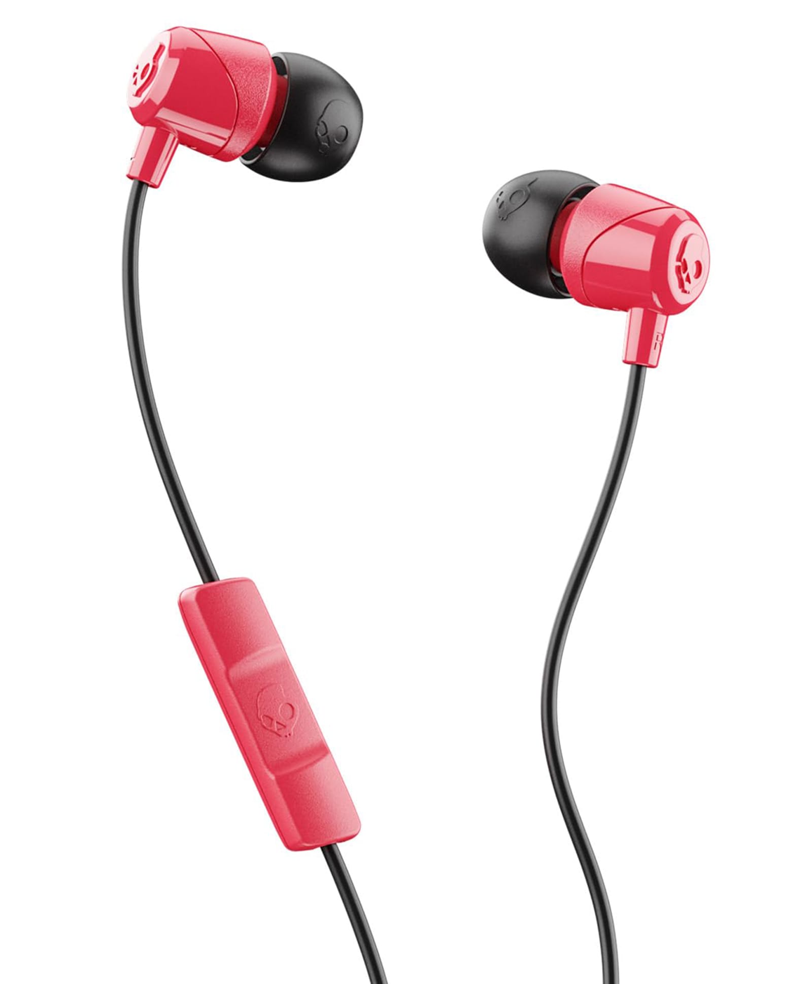 Skullcandy Jib In Ear Wired Earbuds, Microphone Works with Bluetooth Devices and Computers Red Black-image-37