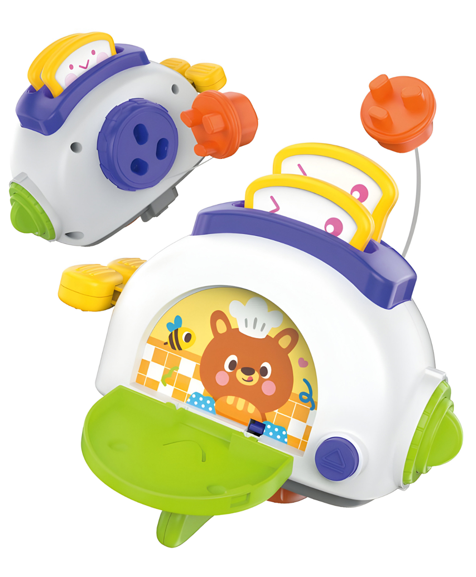 NEGOCIO Multifunctional Interactive Educational Toy, a Cartoon Bread Maker for Toddlers, With Sound and Pop-up Action, Suitable for Children- Pack of 1 - Color May Vary-picture-14