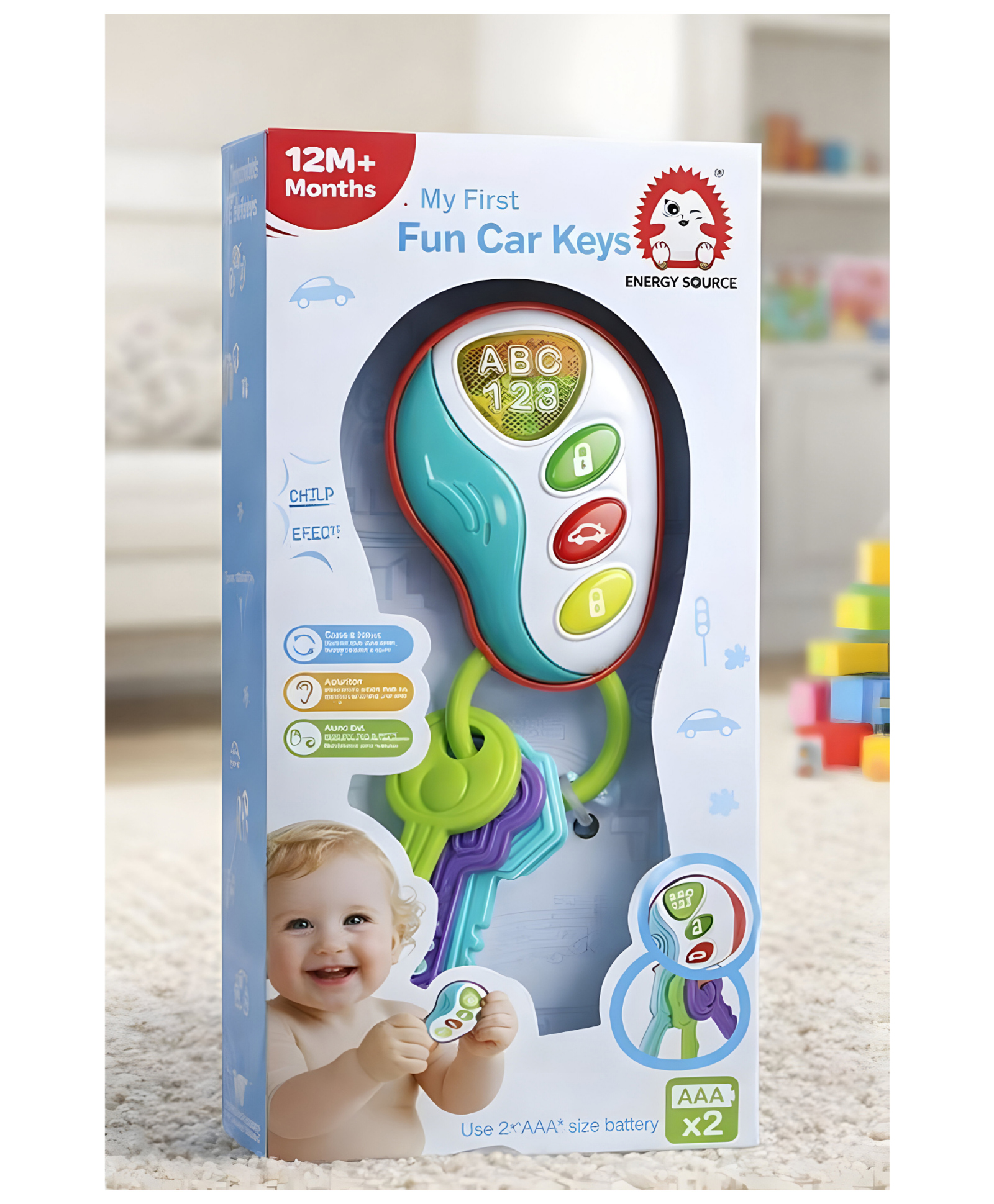 NEGOCIO First Fun Car Keys - Blue-image-30