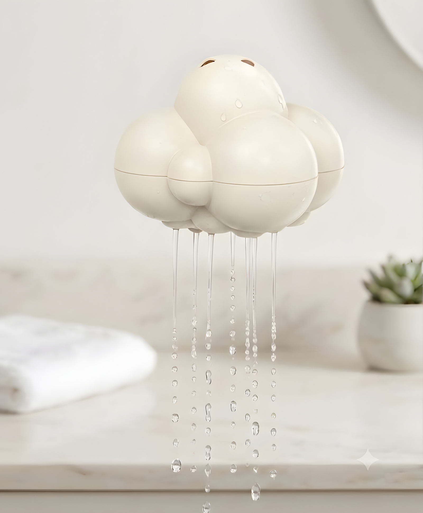 NEGOCIO Raining Cloud Shape Watering Play Water Baby Bath Tub Early Education Toy - Pack of 1
