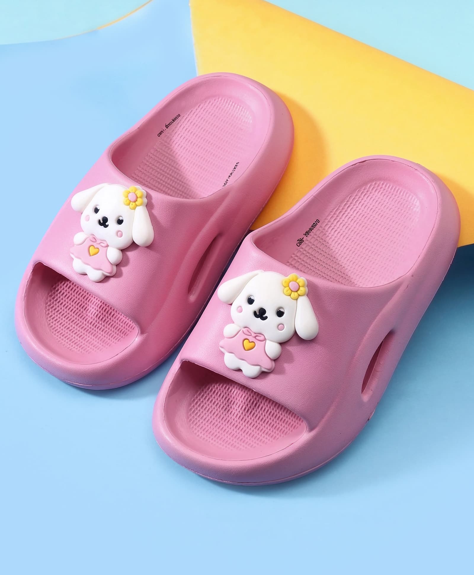 Babyoye Slip On Clogs with Puppy Applique - Pink-picture-16