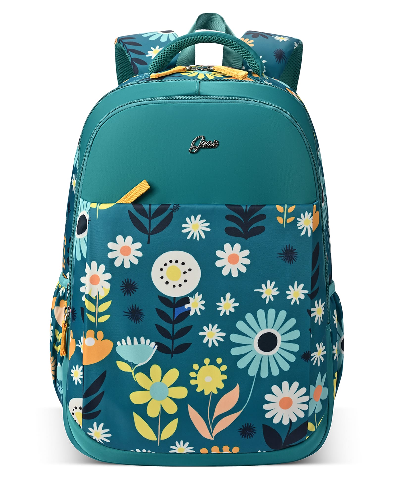 Gear 17 Inches Poppy Laptop Backpack 17 Green-Blue-image-2
