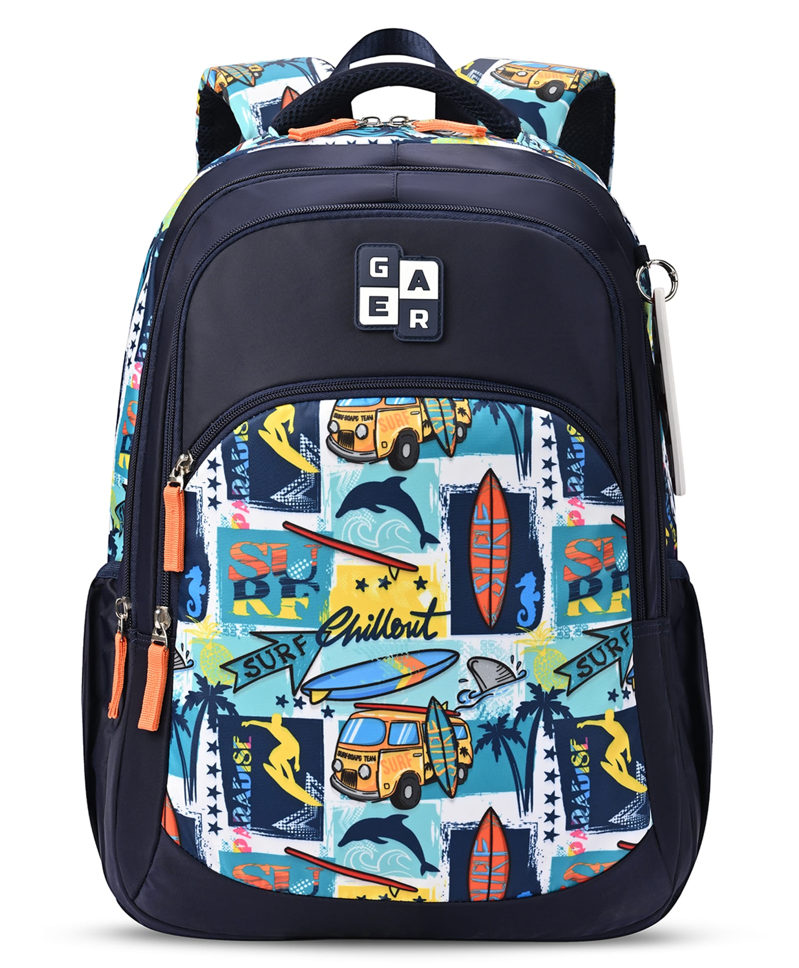Gear 19 Inches Wanderer Laptop Backpack 19 Royal Blue-Mint-image-22