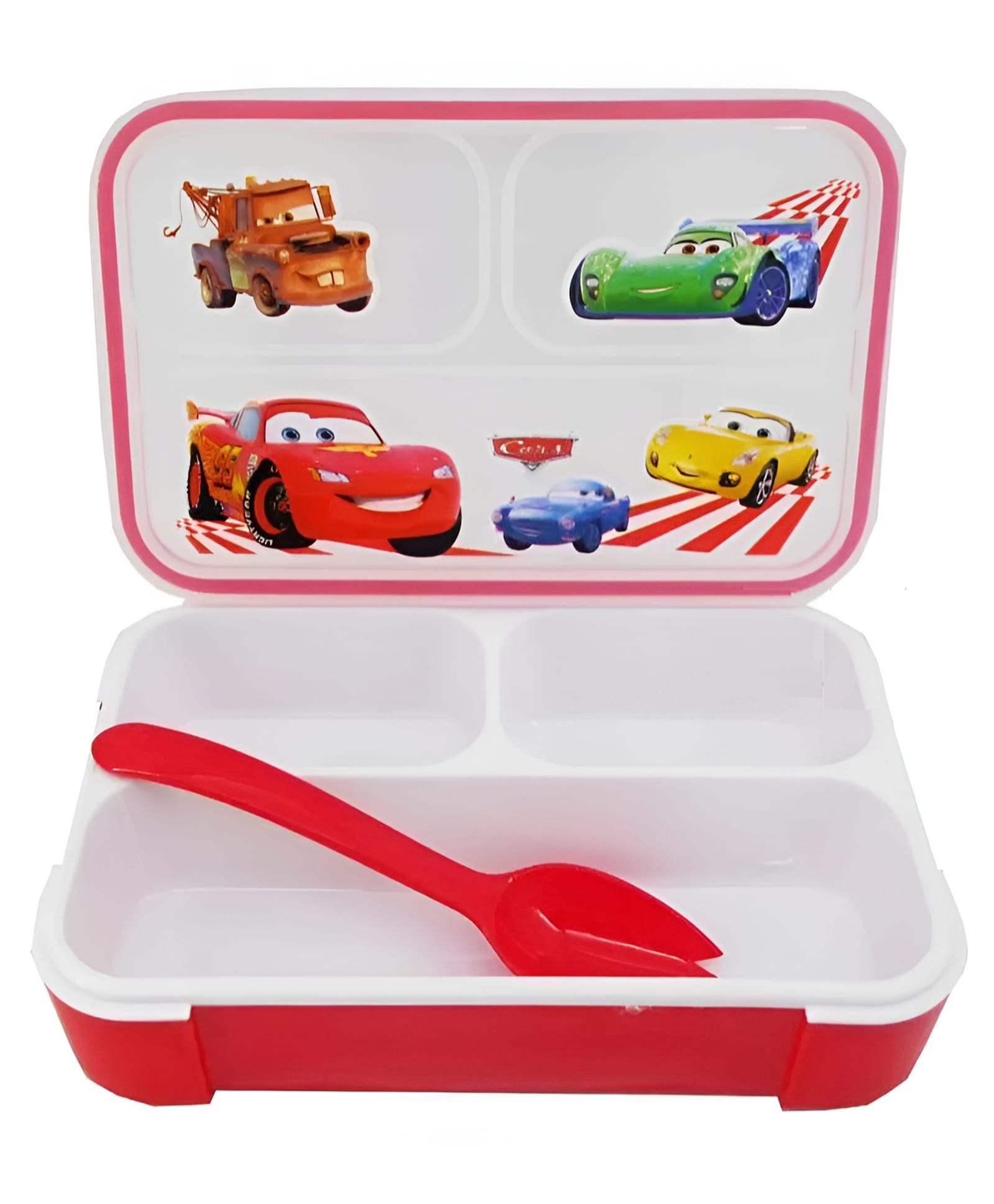 SCHOOLISH BPA-Free 3-Section Mini Character Lunch Box/Lunch Container For Kids - PACK OF 1 - COLOR MAY VARY-image-21