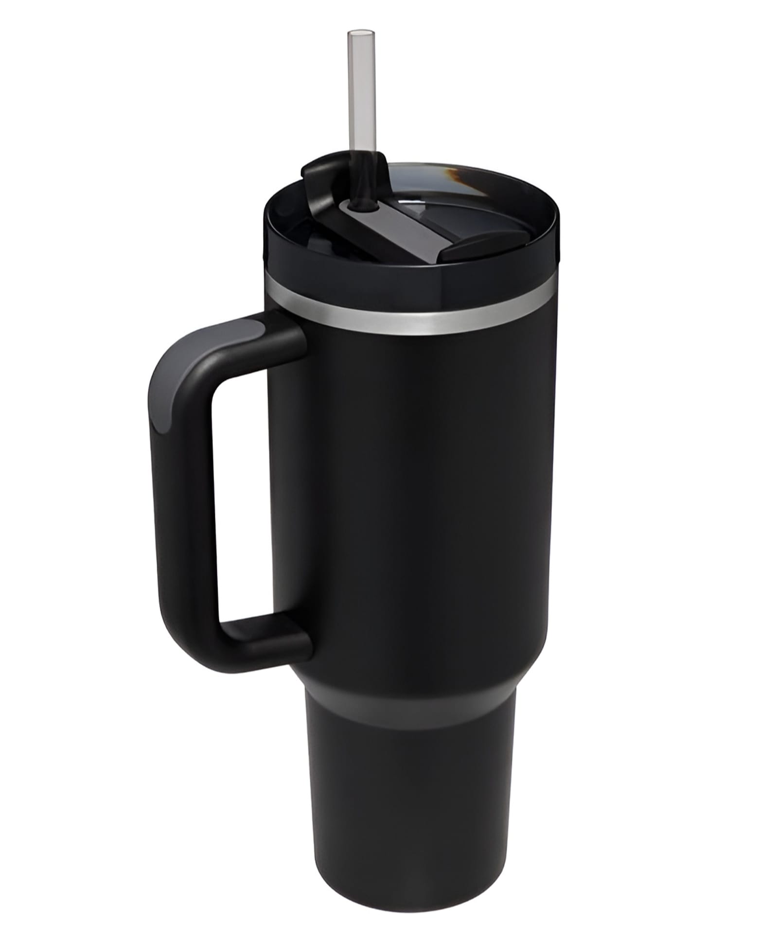 SCHOOLISH Tumbler With Handle and Straw Lid, Stainless Steel Water Bottle, Travel Mug Insulated Tumblers Iced for Tea Coffee Gift, large capacity car cup with straw - PACK OF 1 - COLOR MAY VARY-picture-41