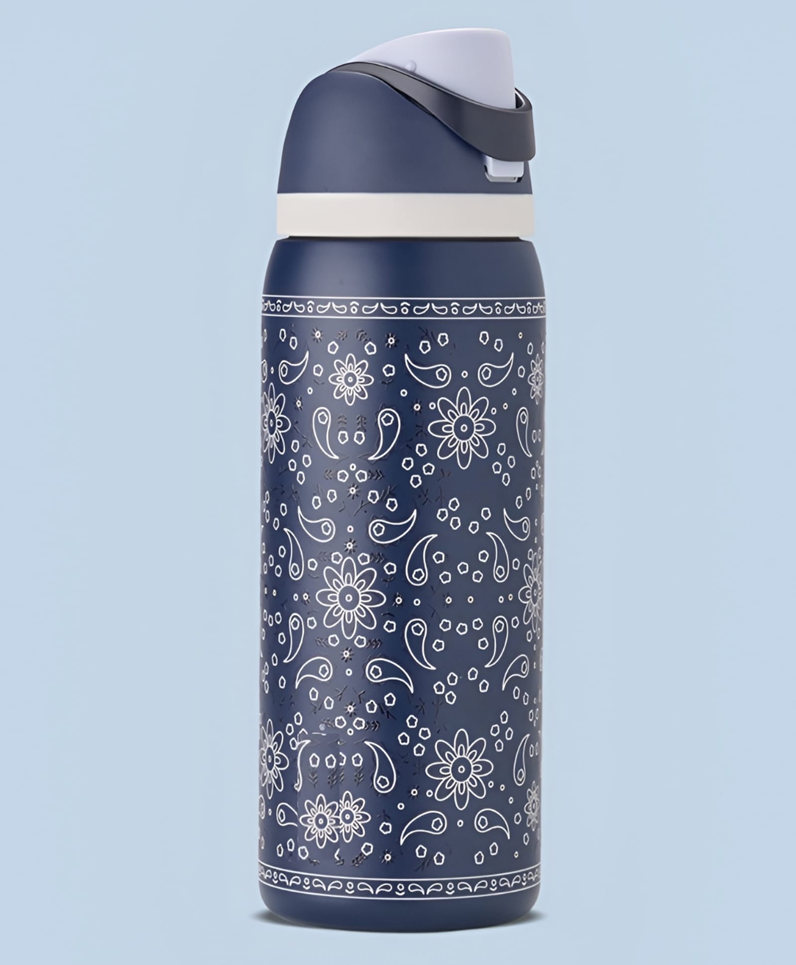 SCHOOLISH Freesip Insulated Stainless Steel 710ml Water Bottle With Straw For Sports, Travel, And School Bpa-Free Sports Water Bottle - PACK OF 1 - COLOR MAY VARY-picture-18