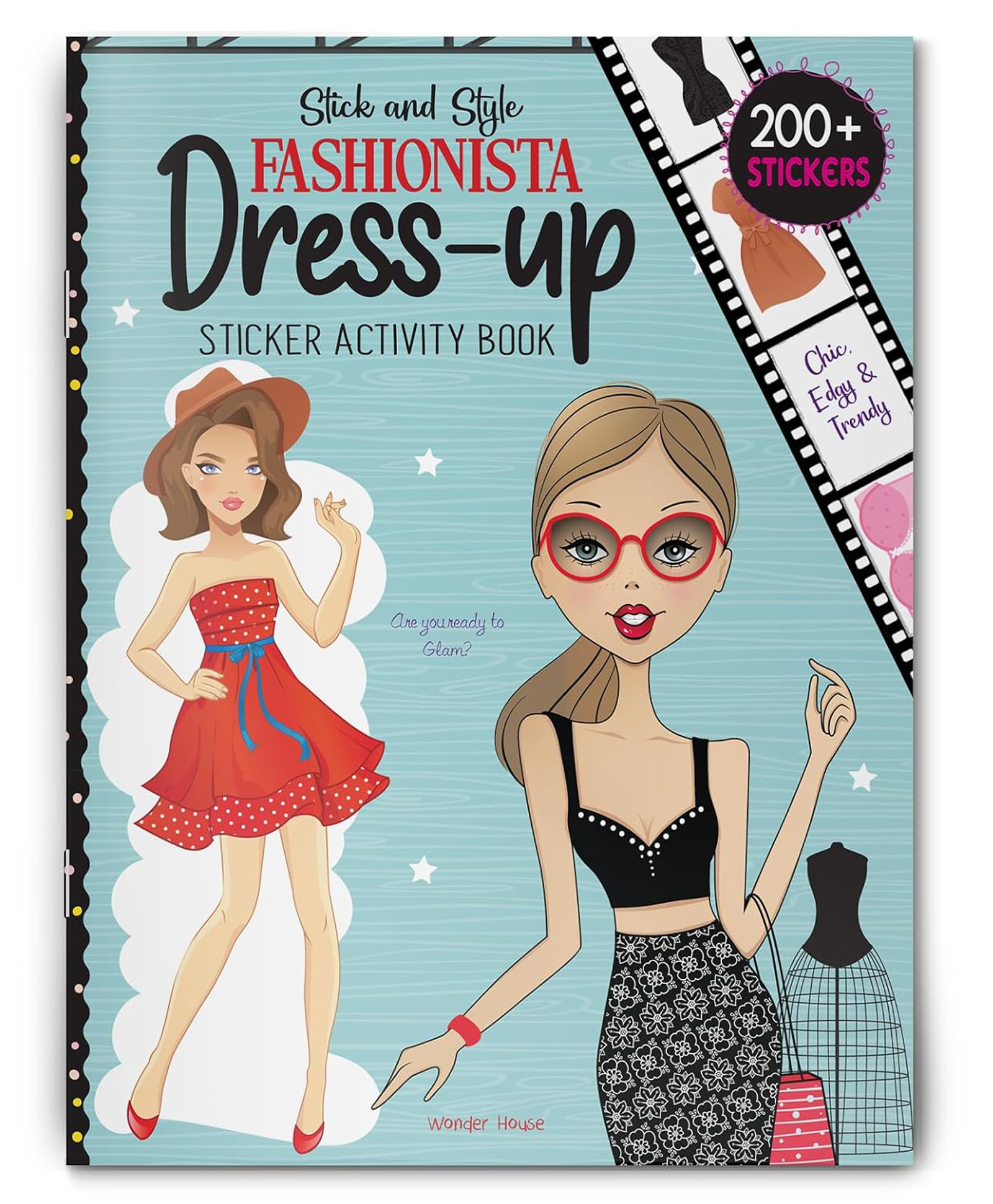 Stick and Style - Fashionista Dress-up (Sticker Activity Book) Activity Book, Pack of 1-English-image-40
