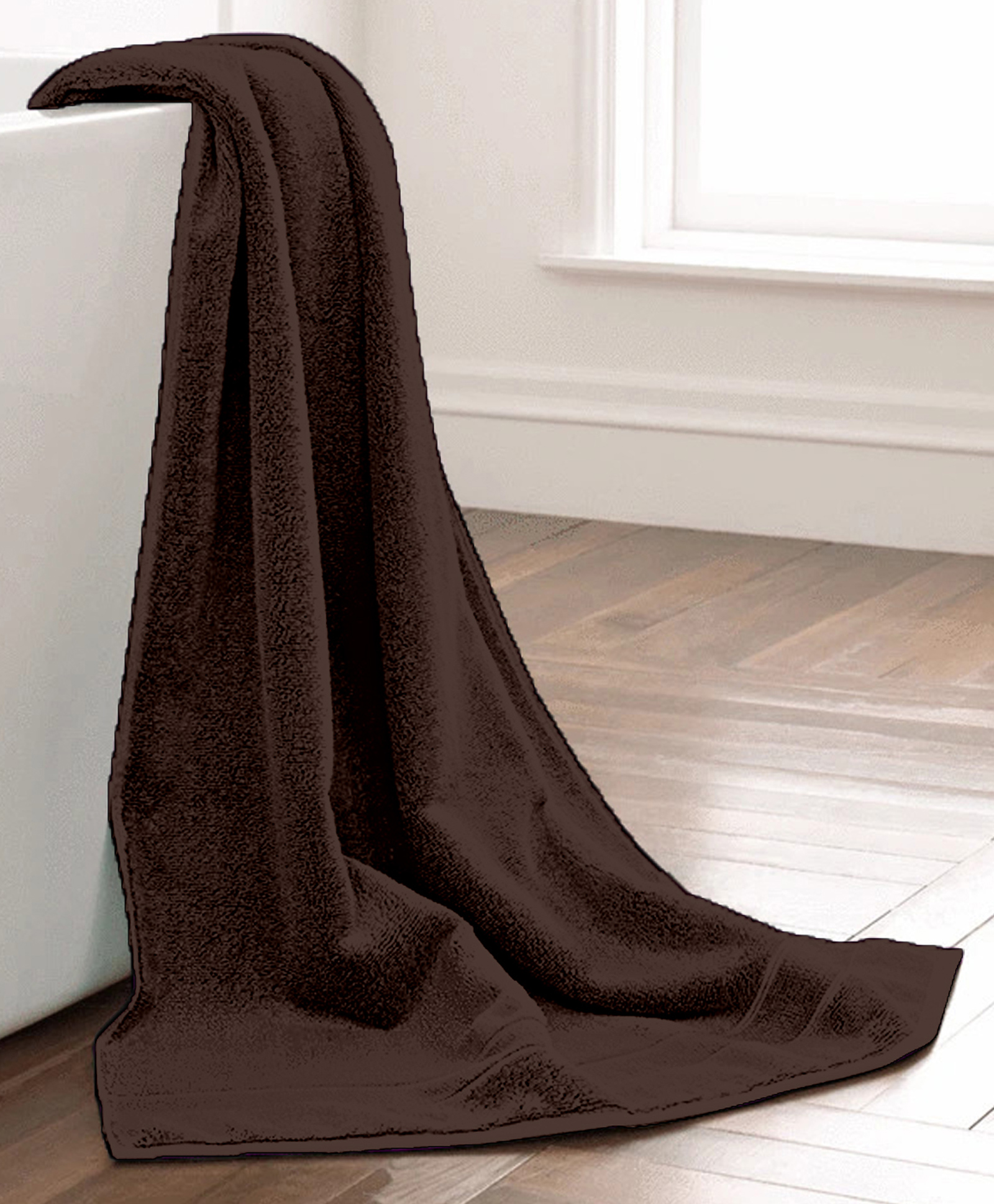 Divine Casa Premium Brown Bath Towel 550 GSM Ultra Soft & Highly Absorbent-picture-32