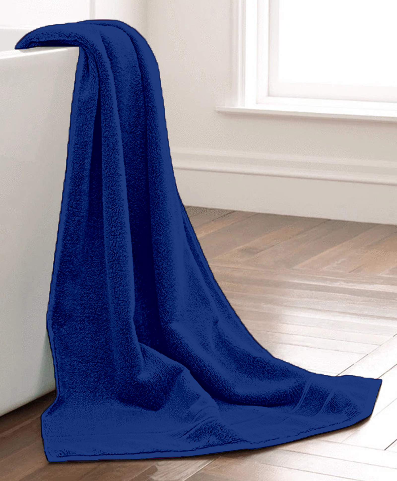 Divine Casa Premium Blue Bath Towel 550 GSM Ultra Soft & Highly Absorbent-picture-33