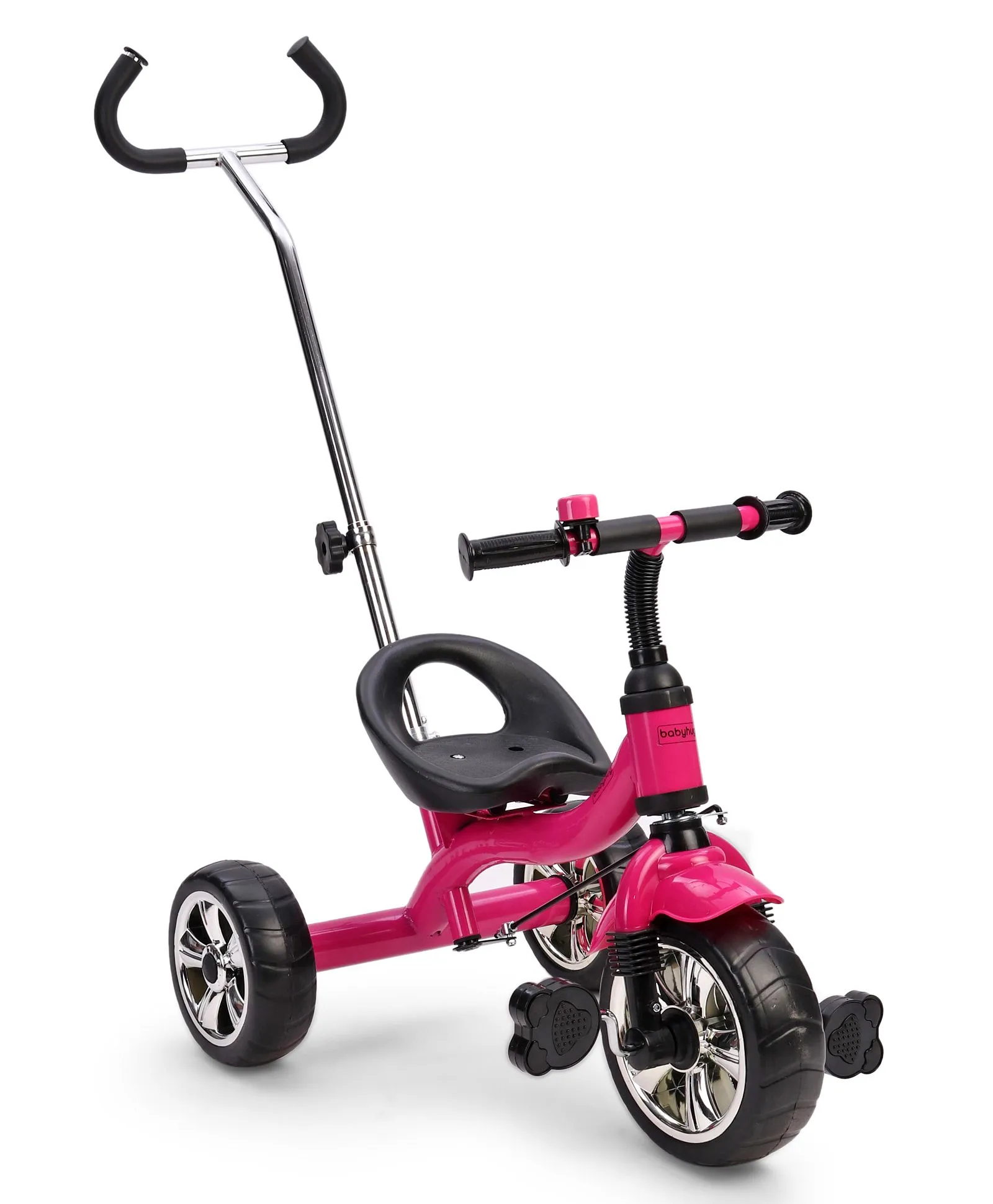 fisher price tricycle with push handle