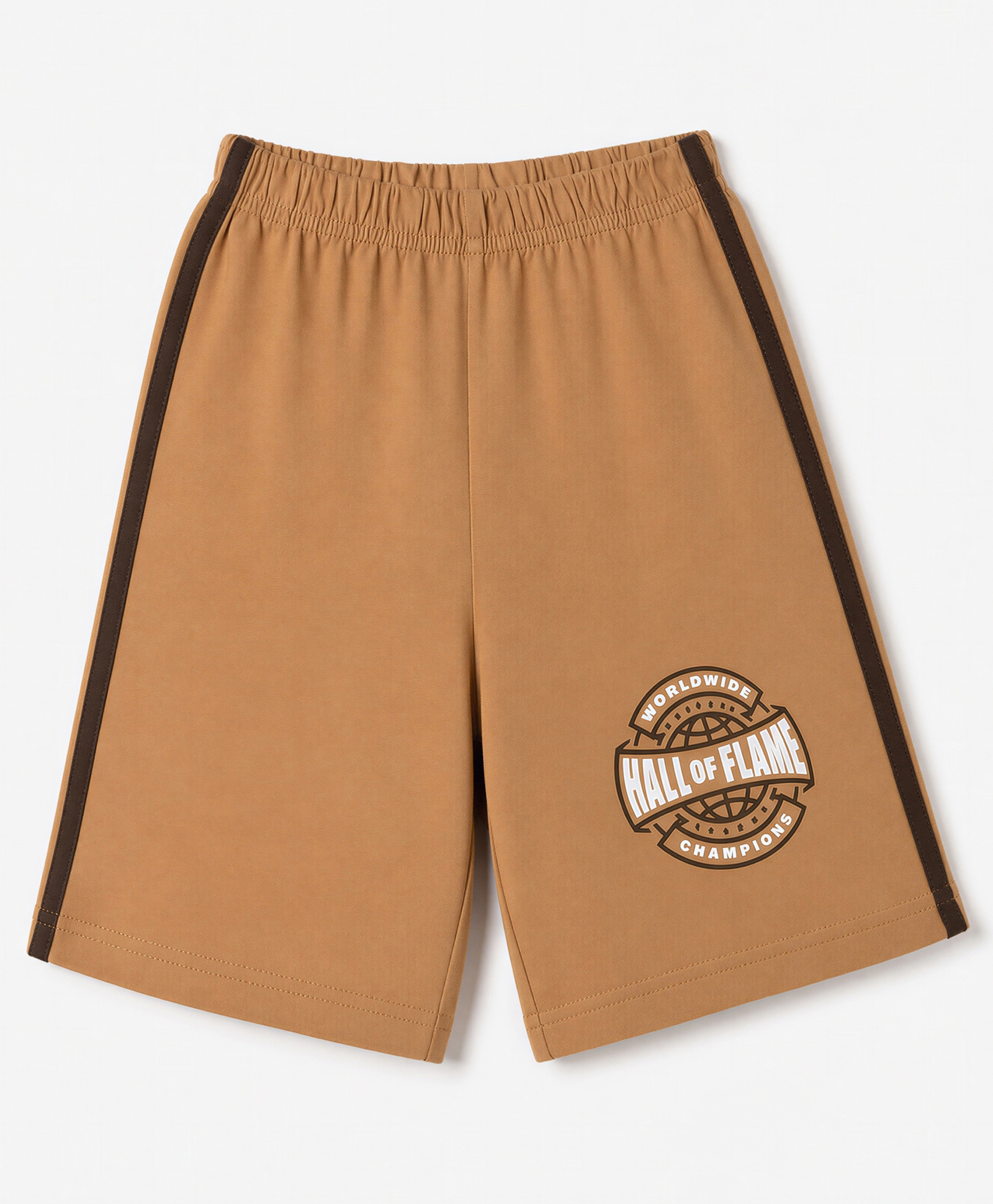 Taeko Single Jersey Shorts Camel 5-6Y Boys-image-0