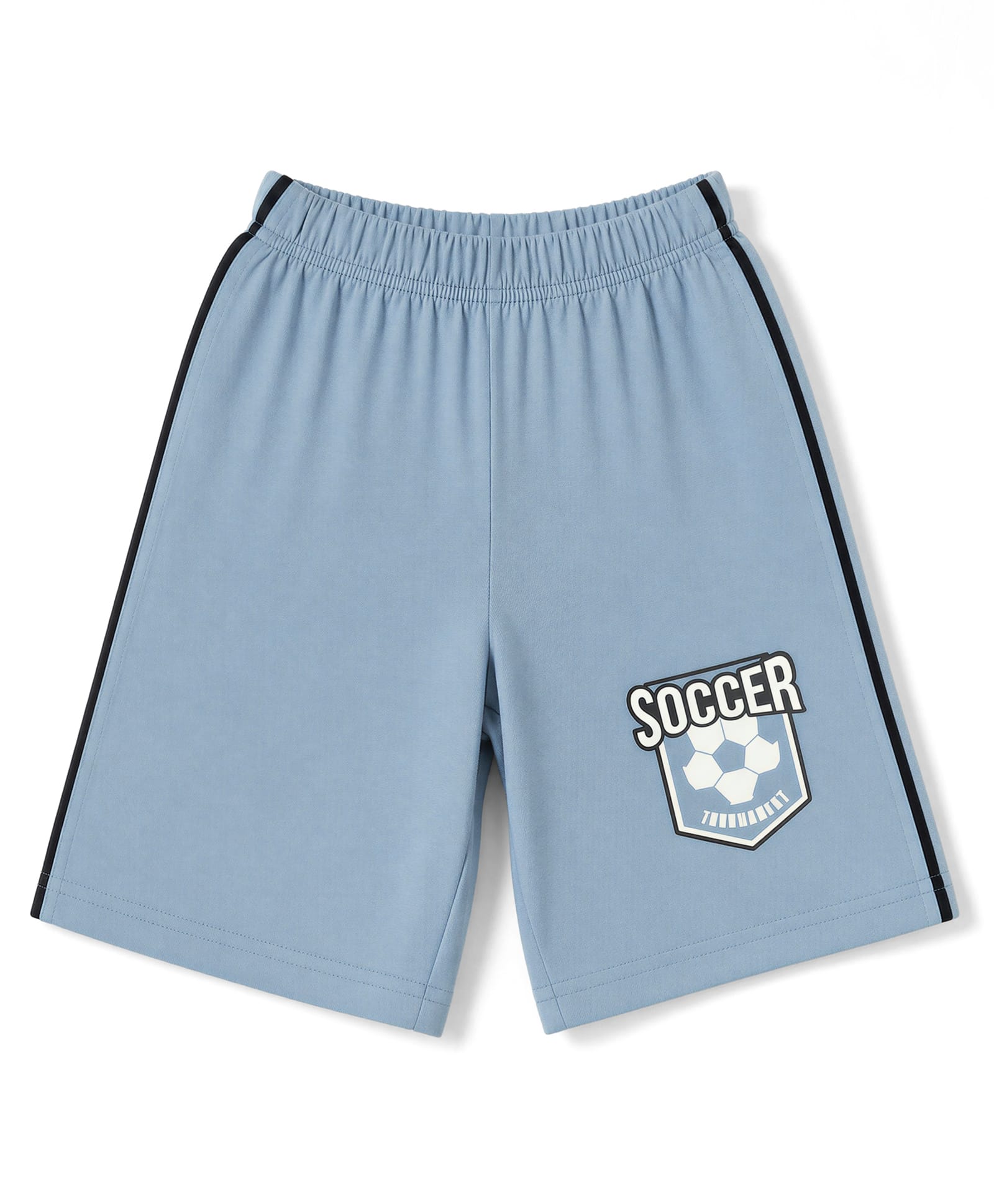 Taeko Single Jersey Shorts Smoke Blue 6-7Y Boys-image-1