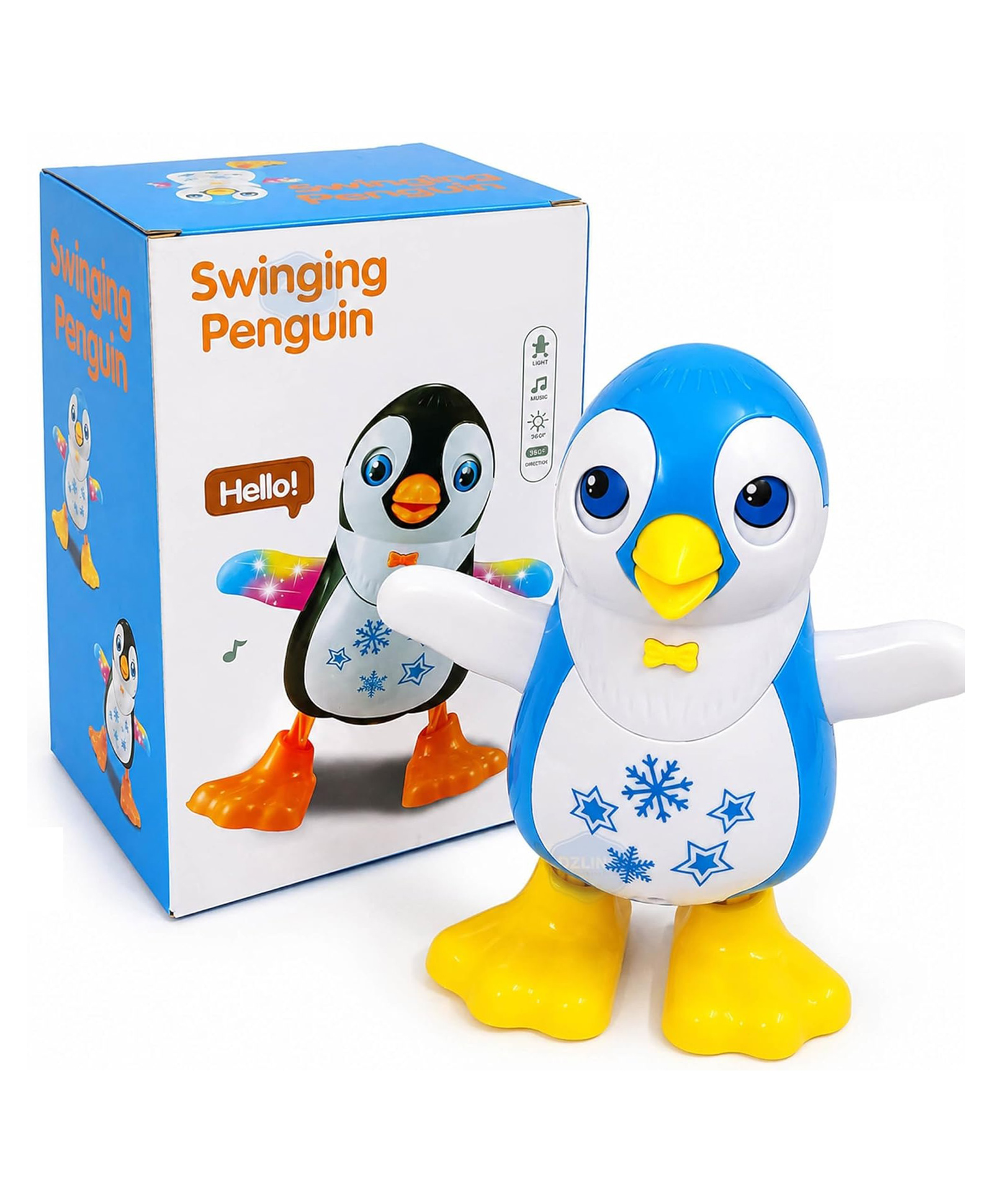 AKN TOYS Swinging Penguin Toys For Kids With Lights And Music Fun Entertainment Musical Toys Pack Of 1 - Color May Vary-picture-21