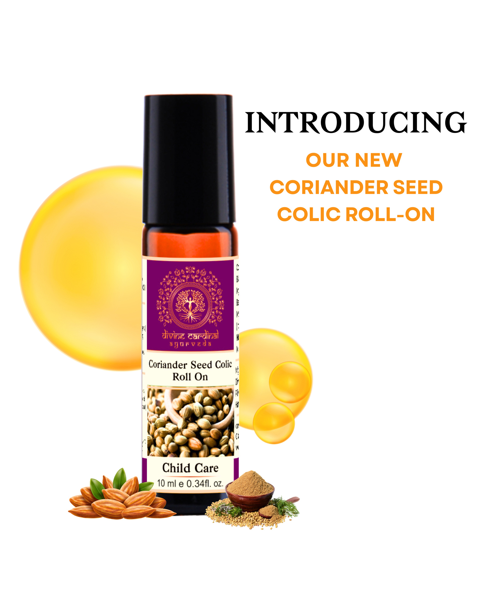 Divine Cardinal Coriander Seed Colic Roll On-image-44