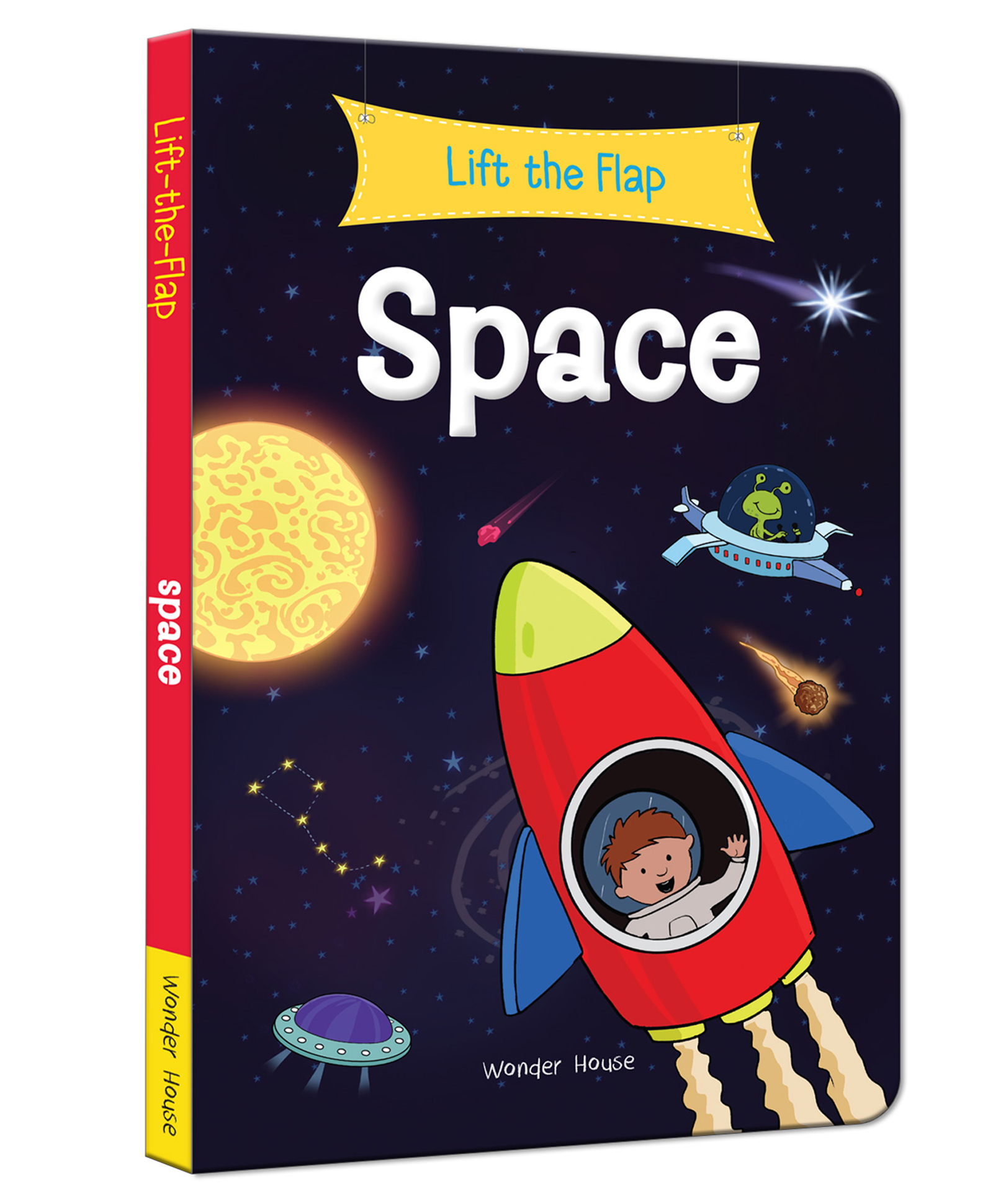 Lift The Flap: Space : Early Learning Novelty Board Book For Children, Board Book, By - Wonder House Books - English-picture-29