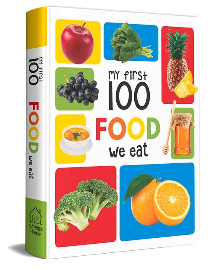 My First 100 Food We Eat: Padded Board Books, Board Book, By - Wonder House Books - English-image-42