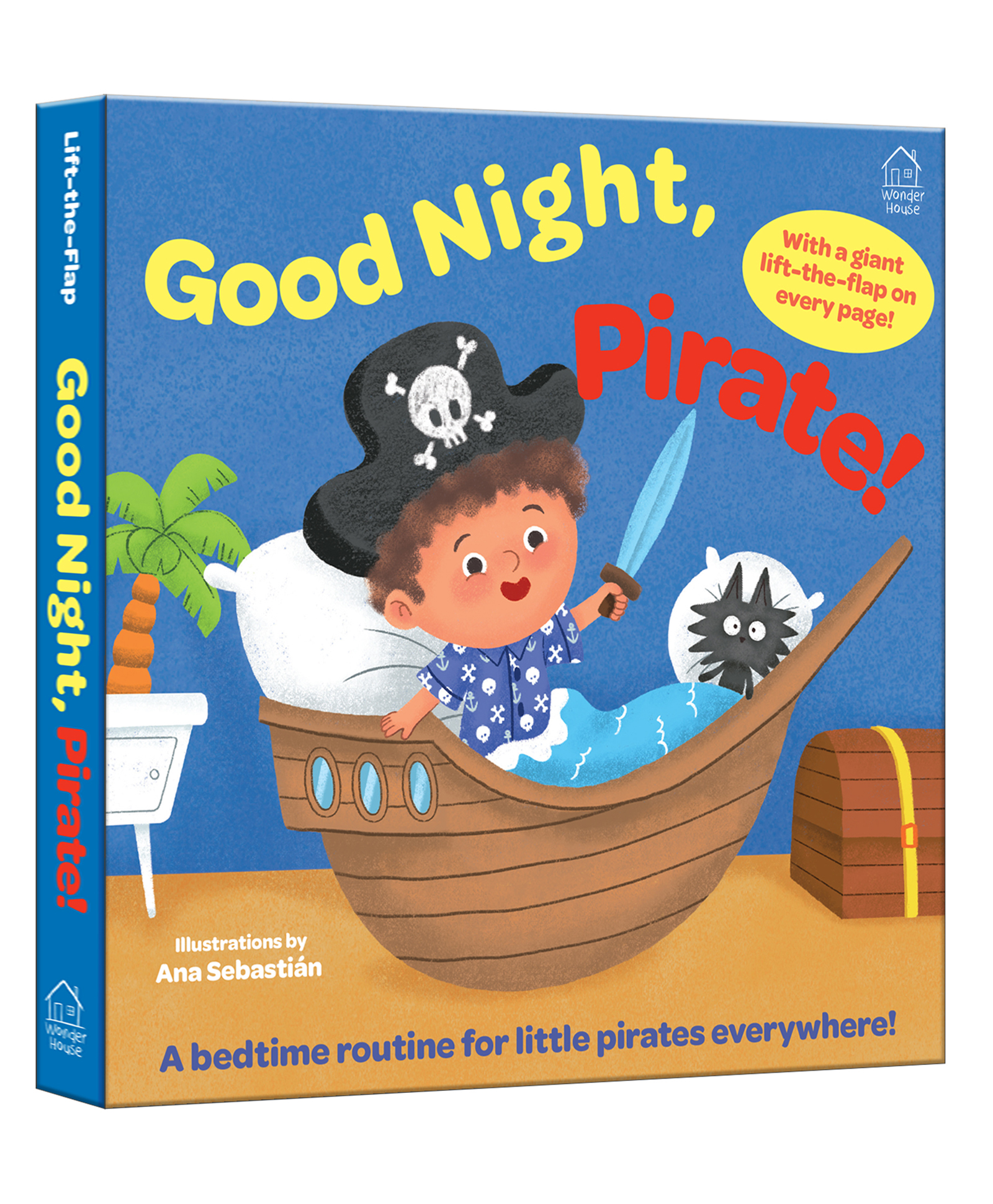Good Night, Pirate! (Lift The Flap), Board Book, By - Wonder House Books, Ana Sebastián - English-image-32
