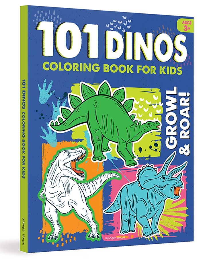 wonder house books 101 DINO Coloring Book For Kids - English-picture-17