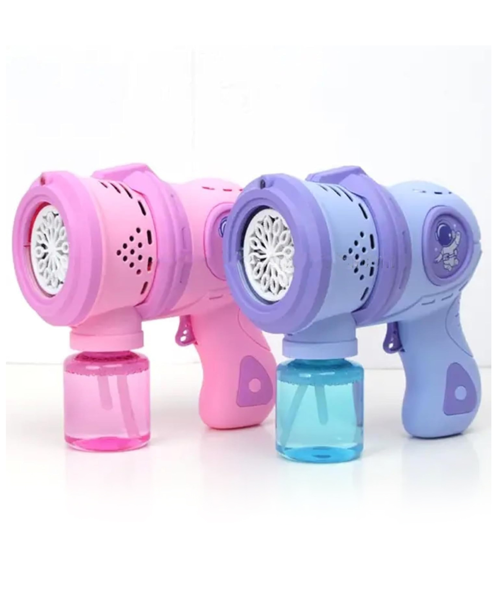 Yamama Space Bubble Gun for Kids with LED Lights & Bubble Solution, Automatic Leak-Proof Bubble Blower Machine, Battery Operated Bubble Maker Toy for Boys & Girls Age 3+ (Color May Vary)-image-38