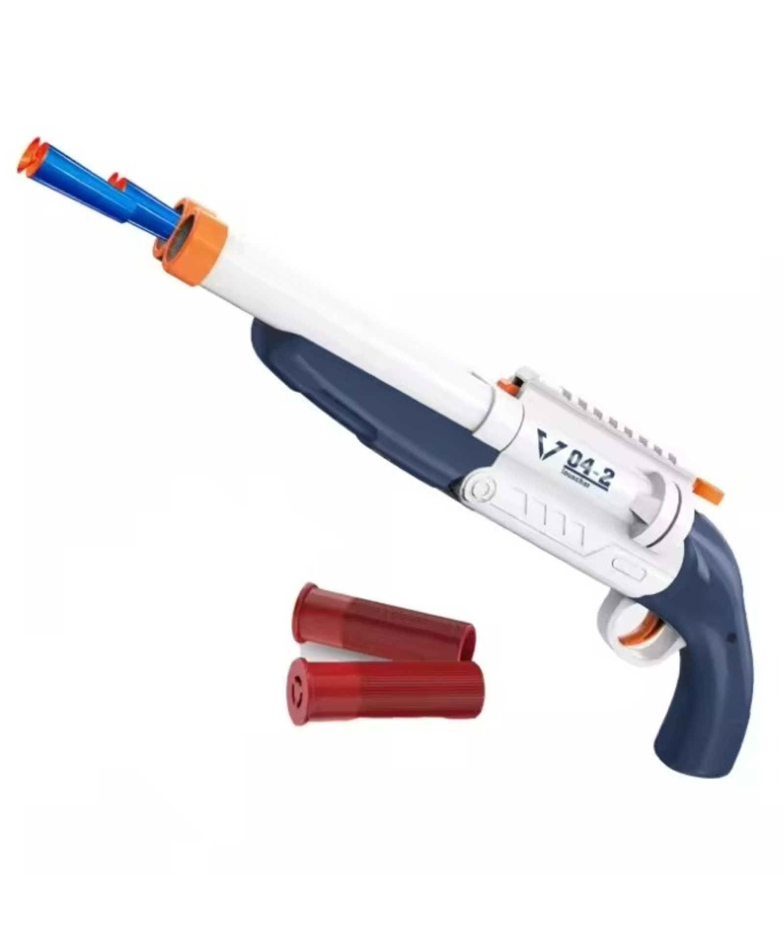 Yamama Double Barrel Foam Dart Gun Toy for Kids with Shell Ejection, Soft Bullet Blaster Shooting Game Set with 10 Foam Darts & 2 Shell Cartridges for Boys & Girls Age 8+ Multicolor-image-11