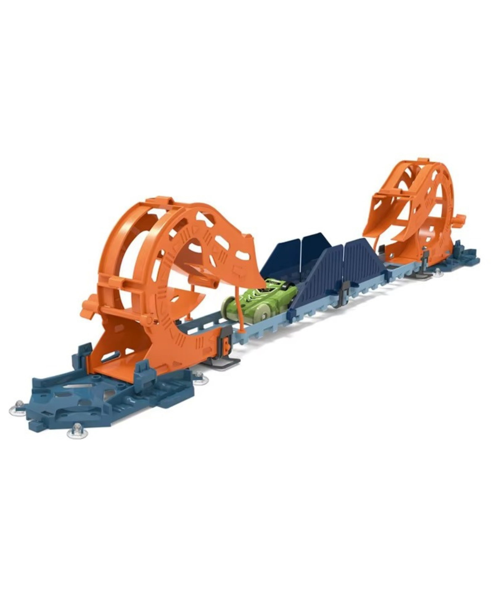 Yamama Double Sided Track Car Stunt Set for Kids, Racing Track with 360° Loop Action, Rechargeable Mini Car & Suction Base Track Toy for Boys and Girls Age 3+ Multicolor-image-42
