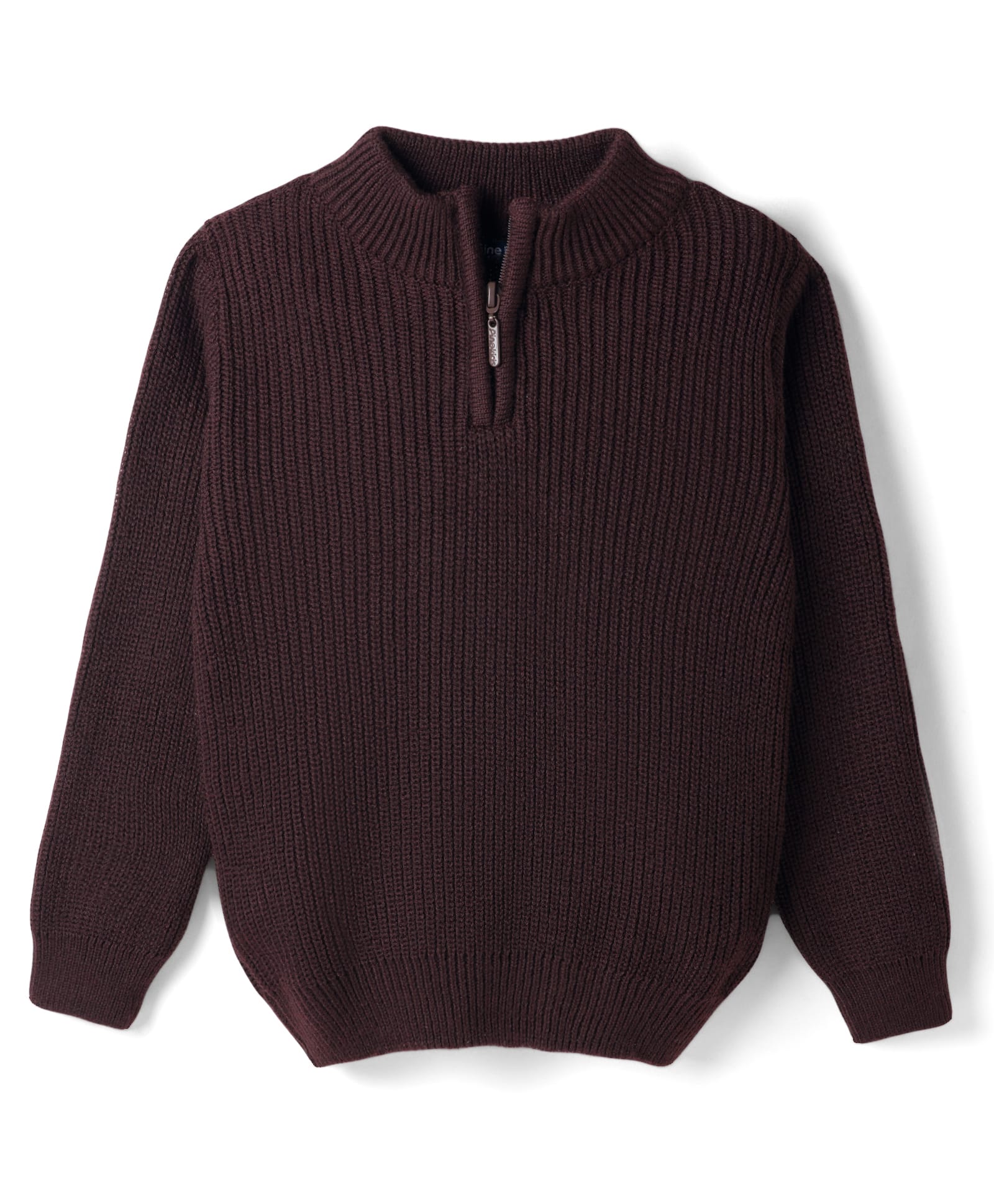 Pine Kids Knit Full Sleeves Solid Colour Pullover - Brown-picture-16