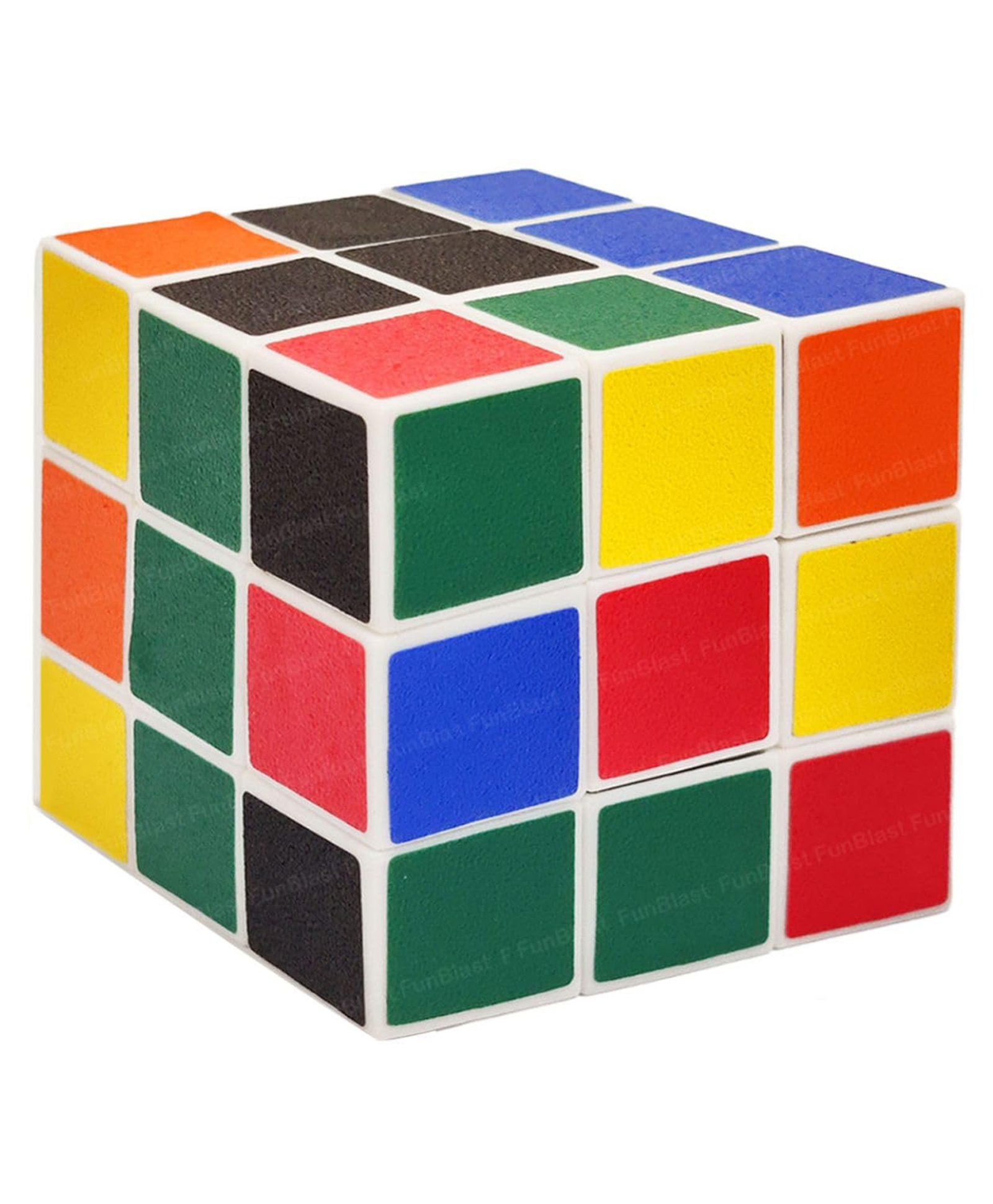 FunBlast 3x3 Sticker Less High Stability Cube for Kids Pack of 1 (Multicolor)-picture-14
