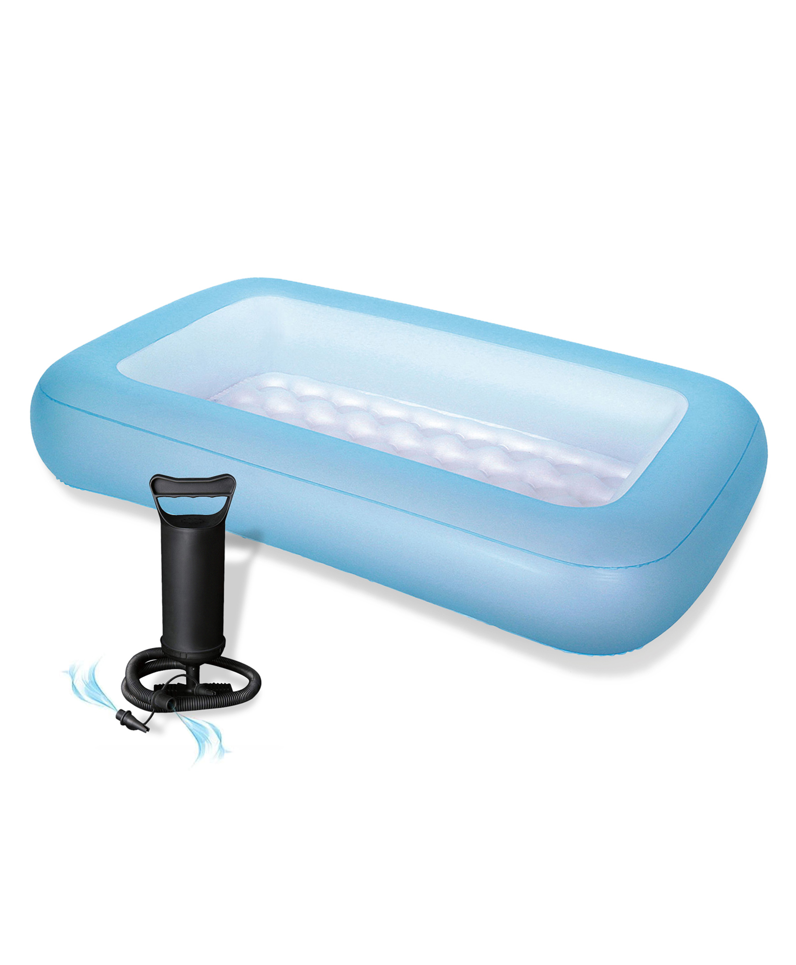 NHR Inflatable Swimming Pool for Kids | Portable, Easy to Install, Durable & Leak-Proof Pool (Blue)-picture-16