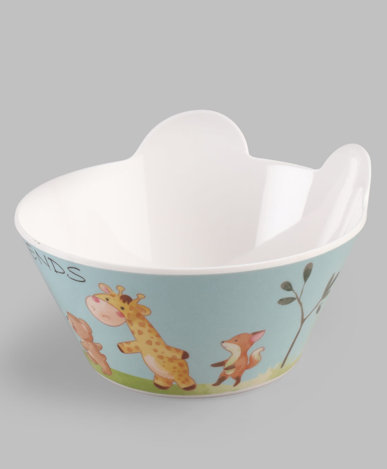 Servewell Face Designed Jungle Theme Printed Round Bowl - Sky-picture-28
