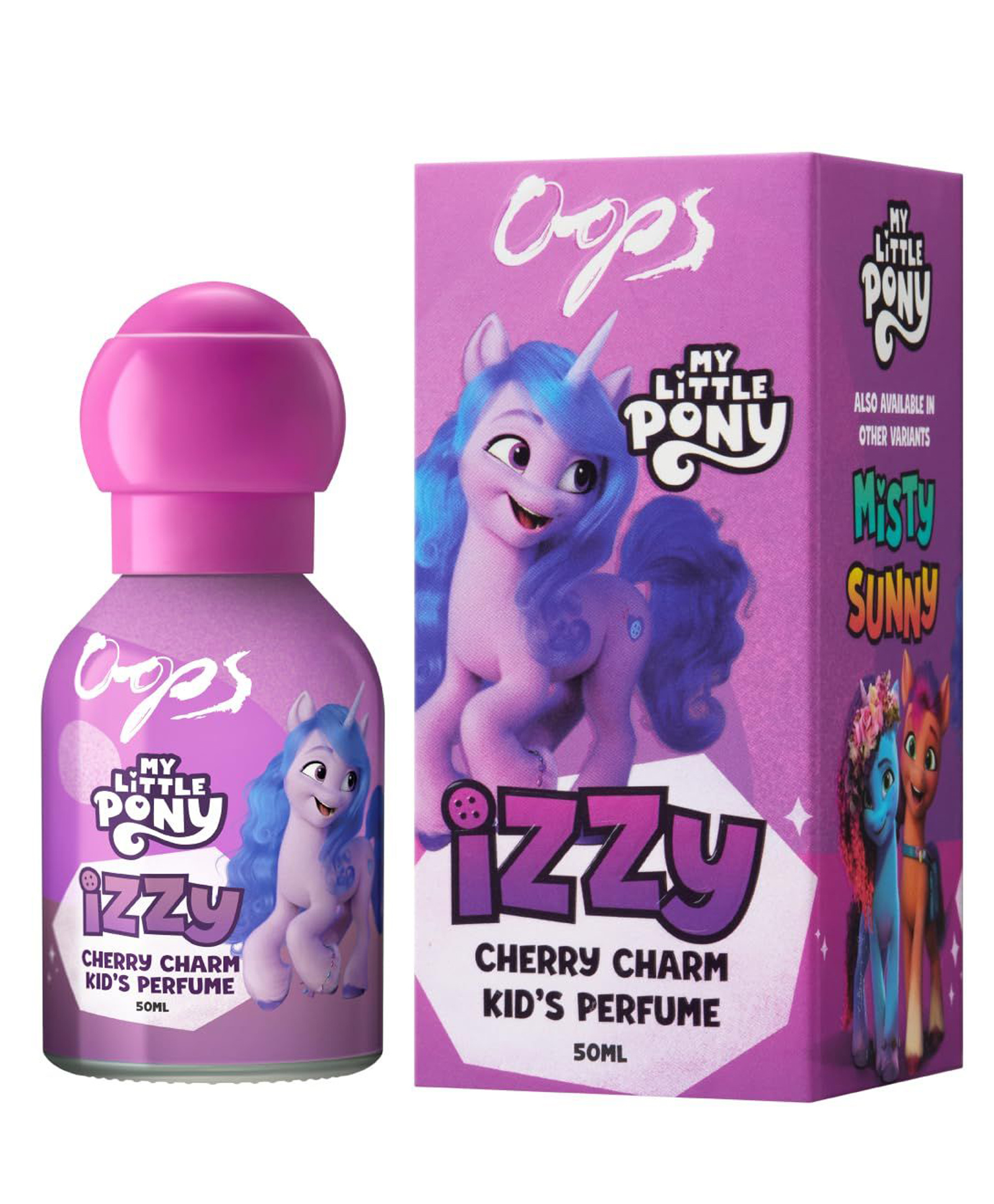 OOPS My Little Pony Eau De Parfum 50ml | Izzy's Cherry Charm | Kids Perfume | Long Lasting Scent with Oriental & Spicy Fragrance-picture-2