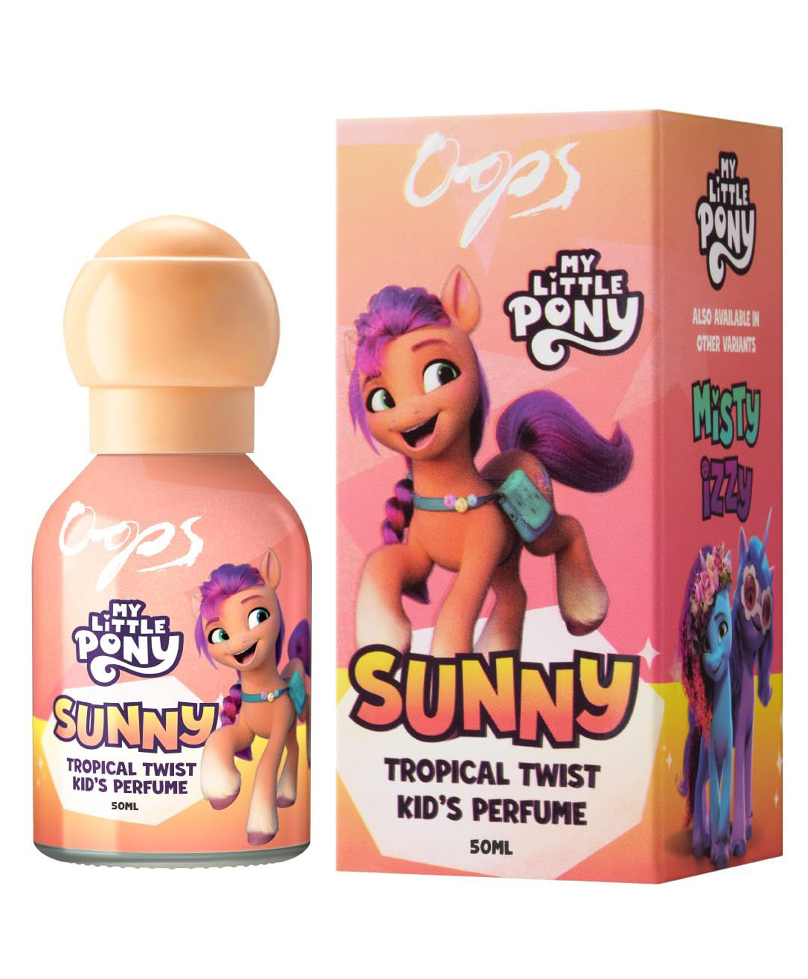 OOPS My Little Pony Eau De Parfum 50ml | Sunny's Tropical Twist | Kids Perfume | Long Lasting Scent with Fruity Fragrance-picture-1