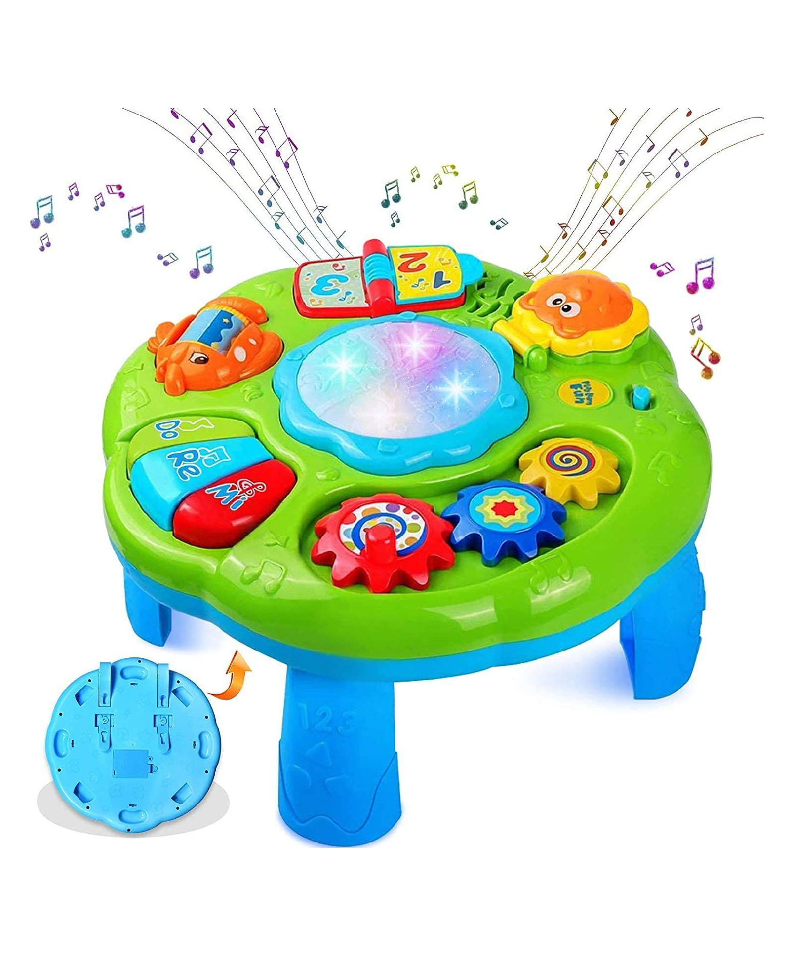 AKN TOYS Musical Activity Table for Boys, Girls Gifts Toddler Infant Toys Pack Of 1 - Color May Vary-picture-28