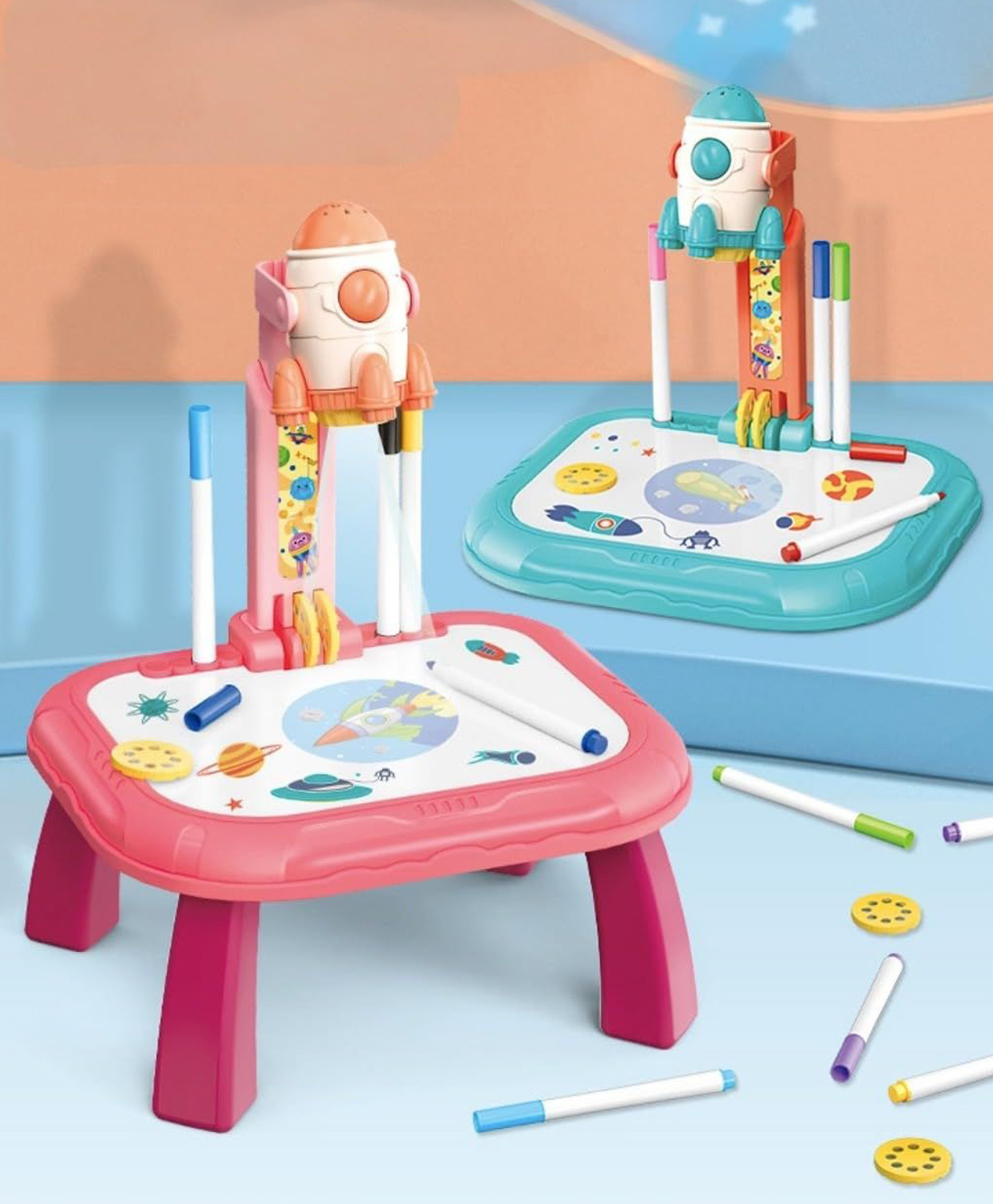 AKN TOYS Space Projection Drawing Board, Drawing Projector Table Funny Educational -PACK OF 1 ( COLOR AND DESIGN MAY VARY)-picture-31