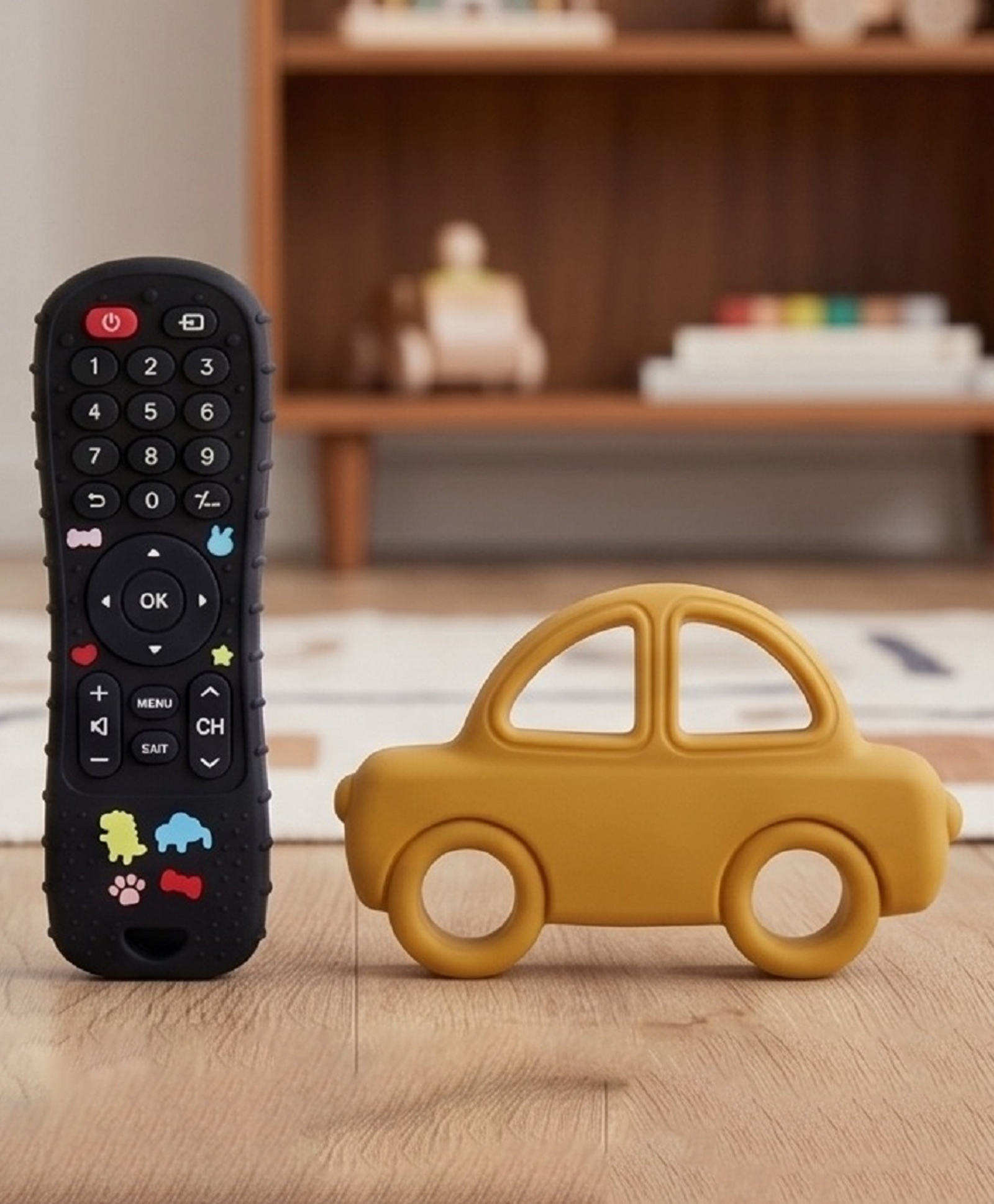 Kidcup Remote Control Teether Toy & Car Shape Teether - Yellow-image-38