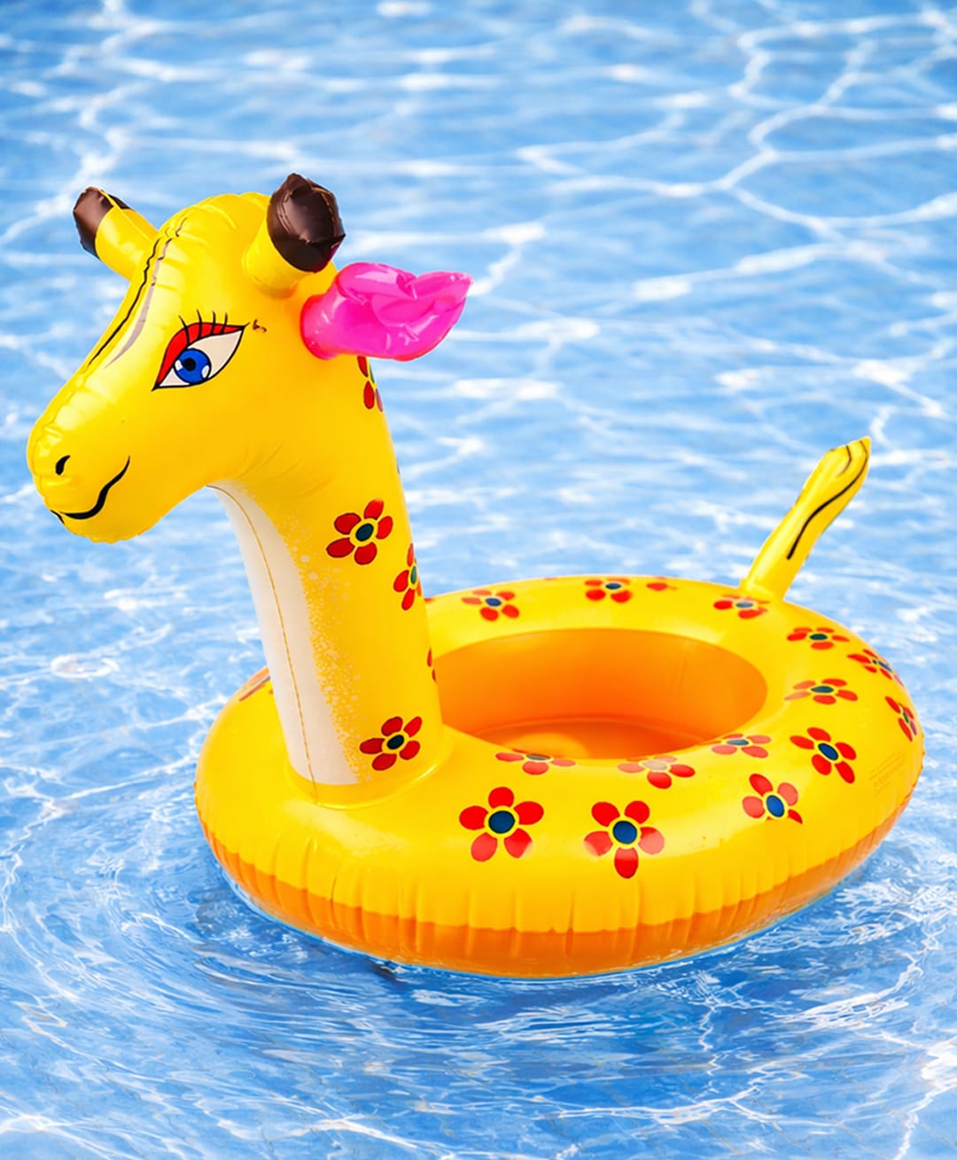 Sanjary Kids Inflatable Animal Baby Float Ring Pool Swim Trainer Seat Toddler Water Toy Summer Beach Safe Fun Colorful Design color design may vary-picture-11