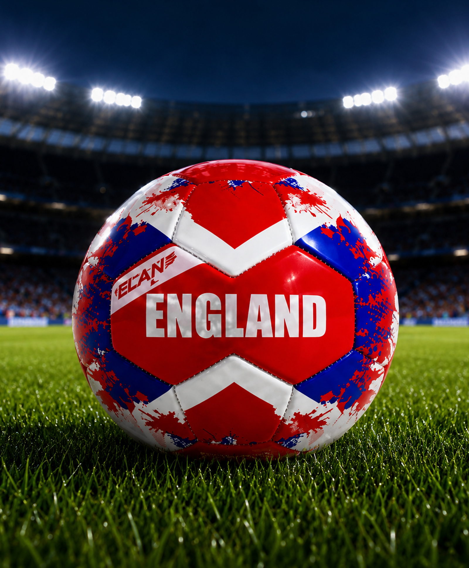 fab n funky 32 Panel Country Colour Football Size 5 - England | Ideal for Training, Match Play & Practice | Official Size-picture-11